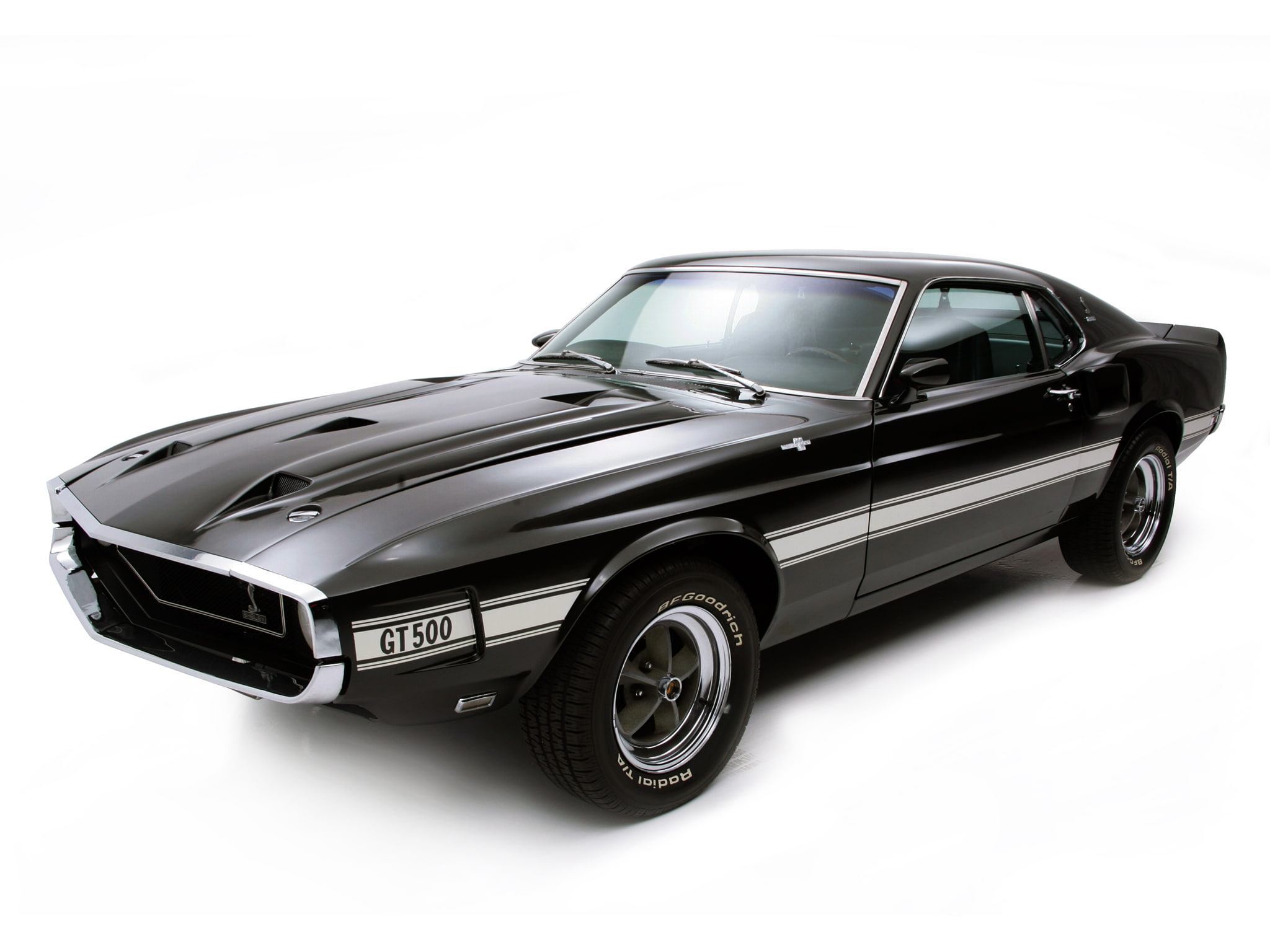 shelby, gt500, classic, muscle, ford, mustang, 1969, 1080P, HD Wallpaper