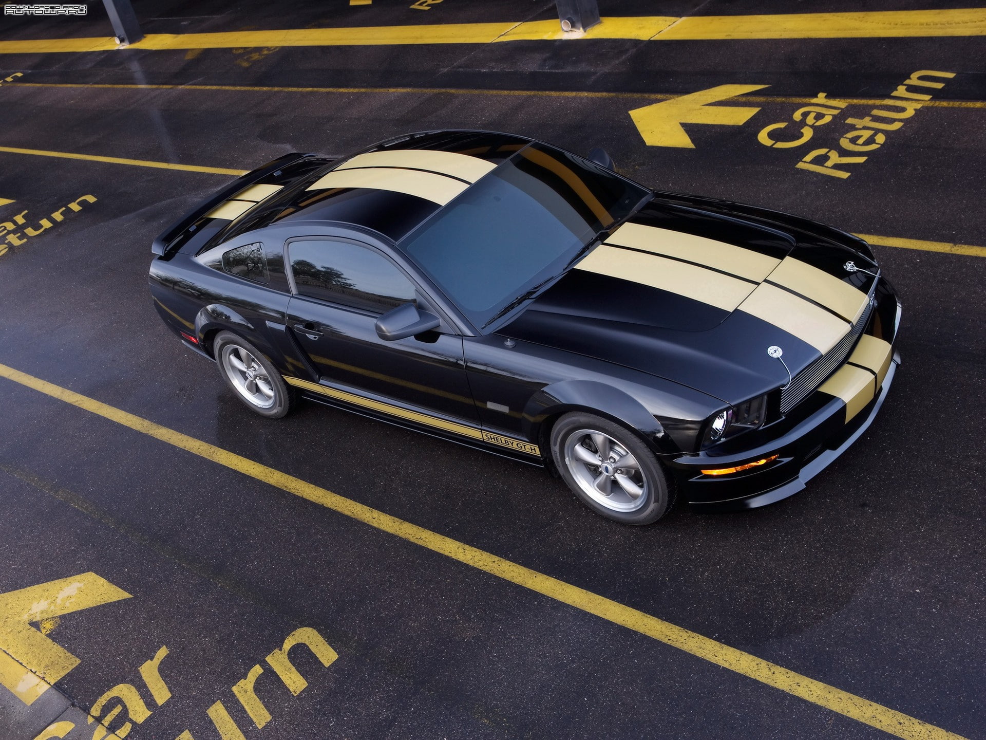 black cars, car, vehicle, 1080P, Shelby GT, HD Wallpaper