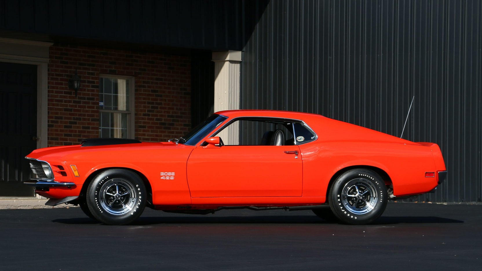 ford, mustang, 1970, 720P, boss, 429, fastback, cars, orange, HD Wallpaper