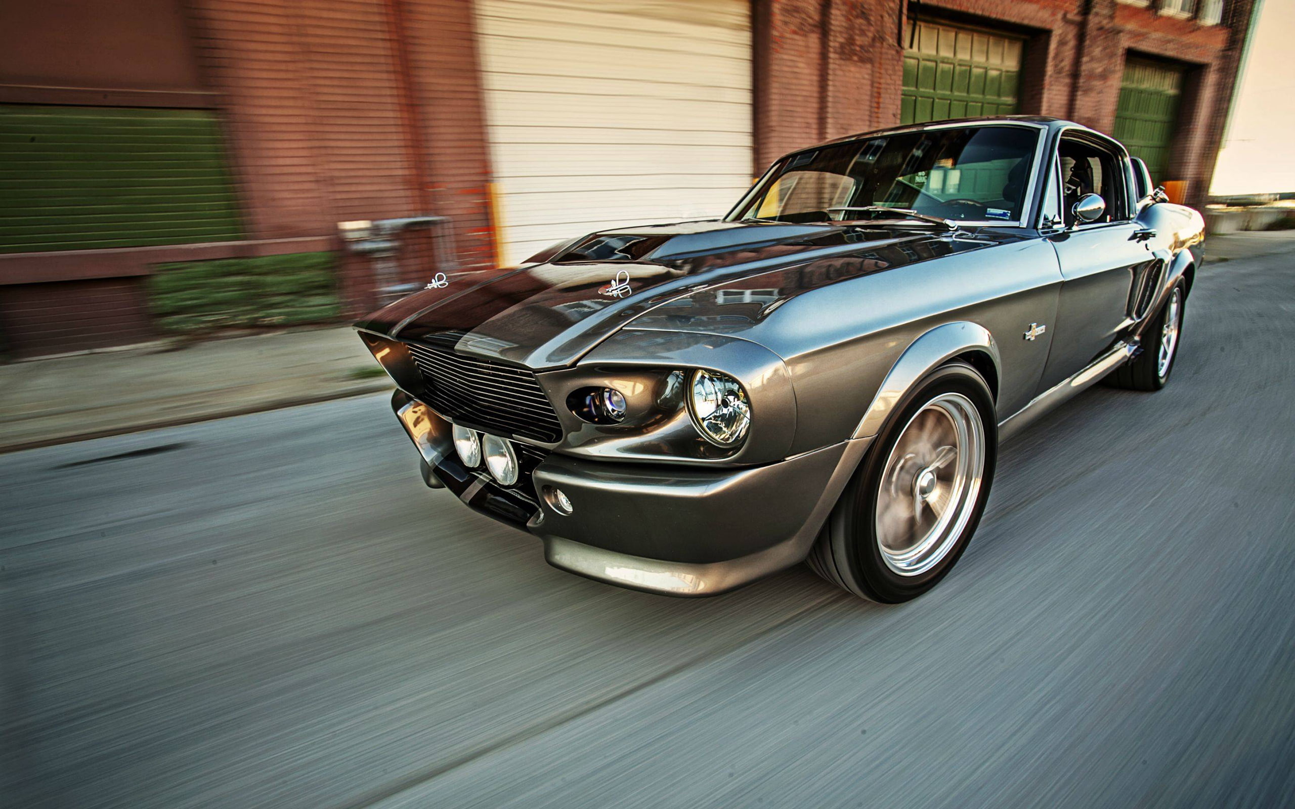 car, gt500, classic, elanor, ford, shelby, mustang, 2K, HD Wallpaper