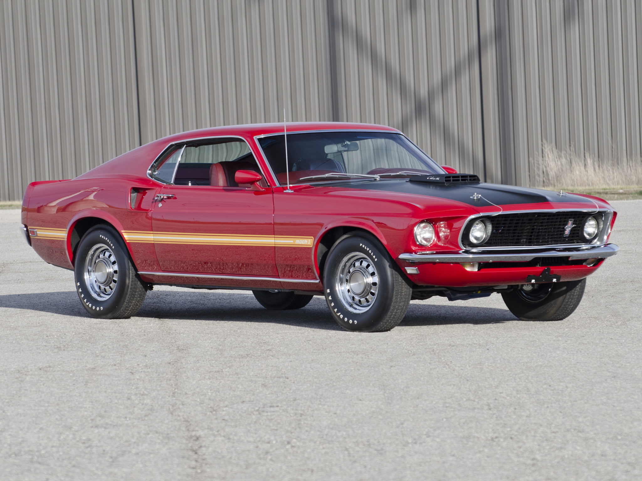 1080P, mach, super, classic, jet, mach 1, muscle, 428, mustang, cobra, 1969, HD Wallpaper