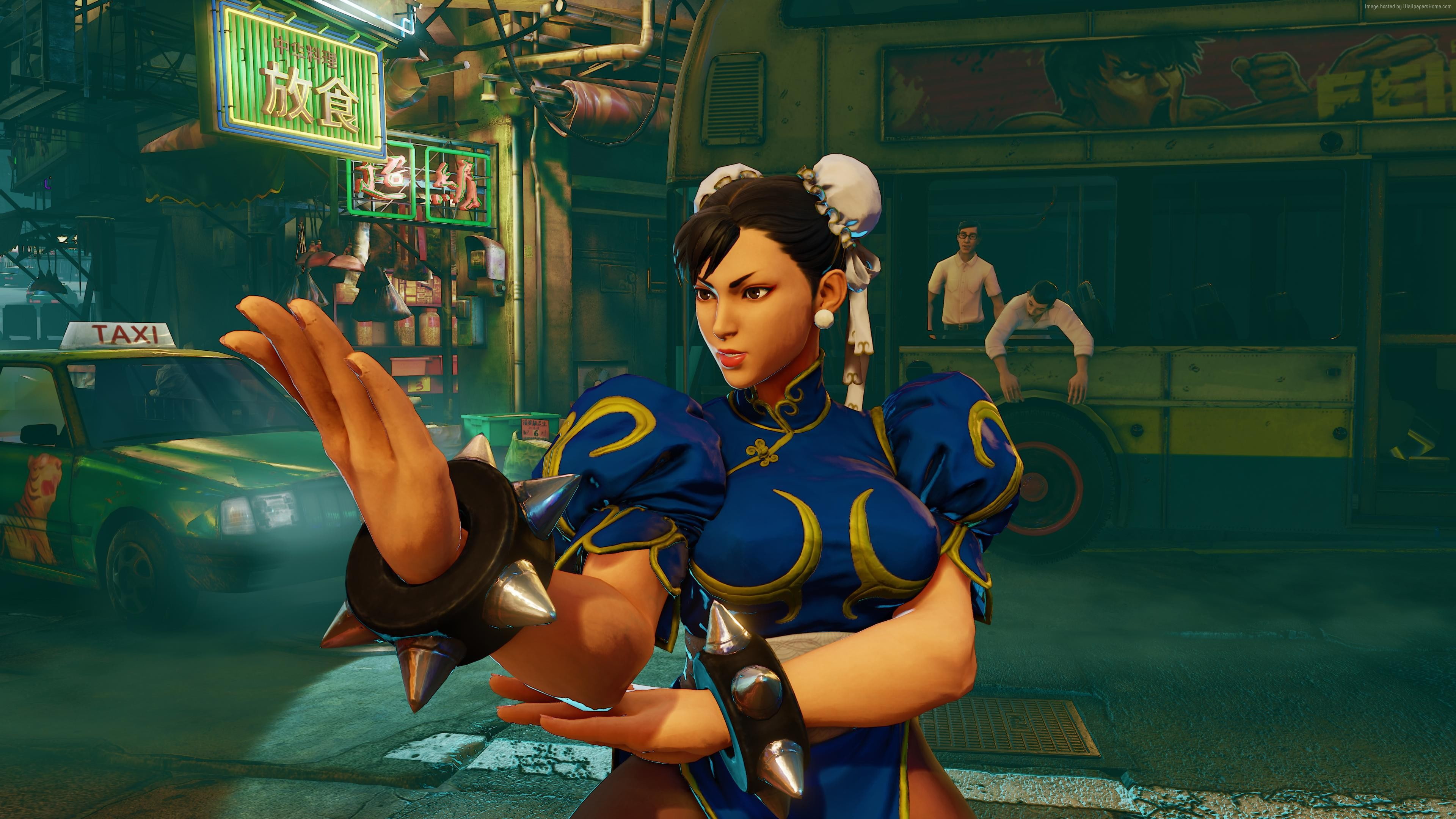 PS4, PC, Street Fighter 5, 4K, fantasy, CHUN-LI, Best Games, HD Wallpaper