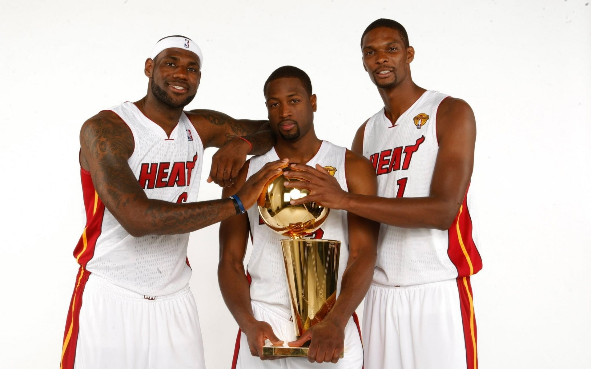 chris, bosh, wade, heat, dwyane, lebron, james, miami, nba, 1080P, HD Wallpaper