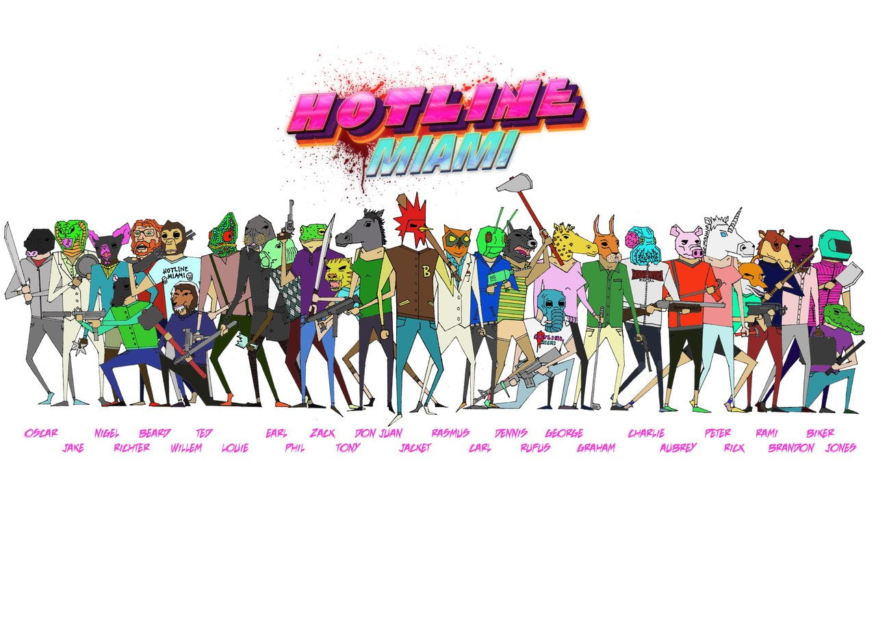 Hotline Miami, 720P, HD Wallpaper