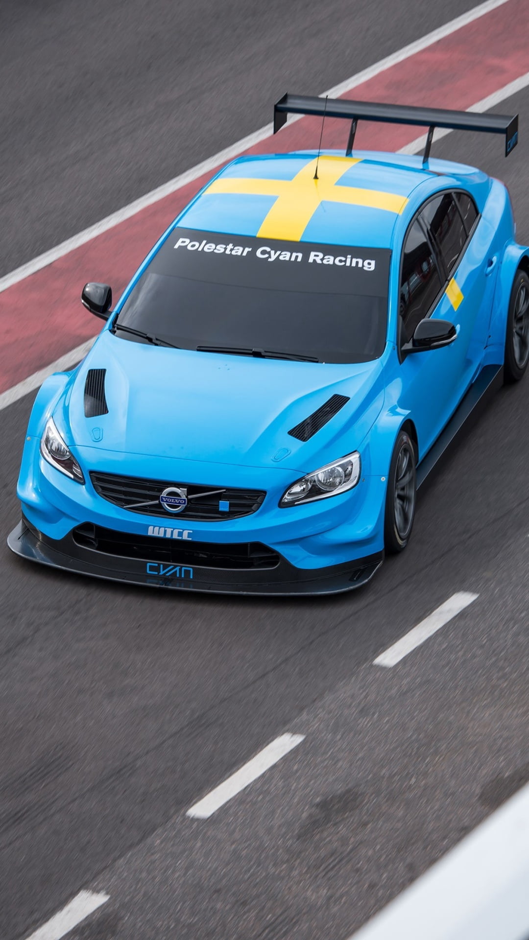 s, Volvo, no people, marking, motor racing track, sports track, tc, road, racing, motor vehicle, polestar, 1080P, sports race, road marking, auto racing, Phone HD Wallpaper