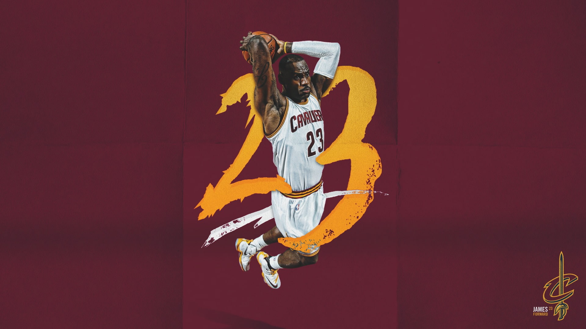 colored background, cavaliers, 1080P, mid adult, adult, women, cleveland, wallpape, jumping, one person, arts culture and entertainment, mid-air, performance, HD Wallpaper