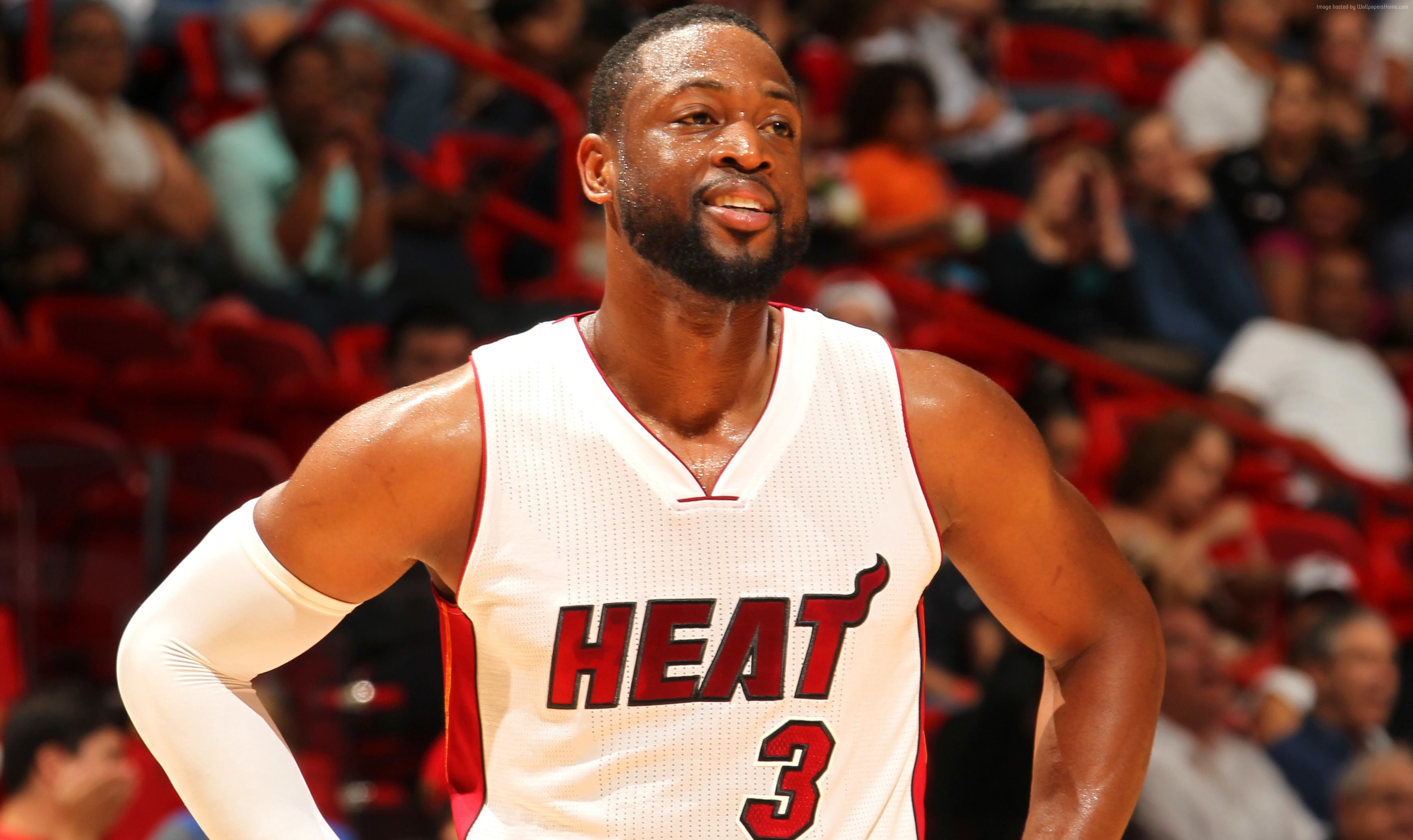 NBA, Miami Heat, Dwyane Wade, 4K, basketball, 2K, HD Wallpaper