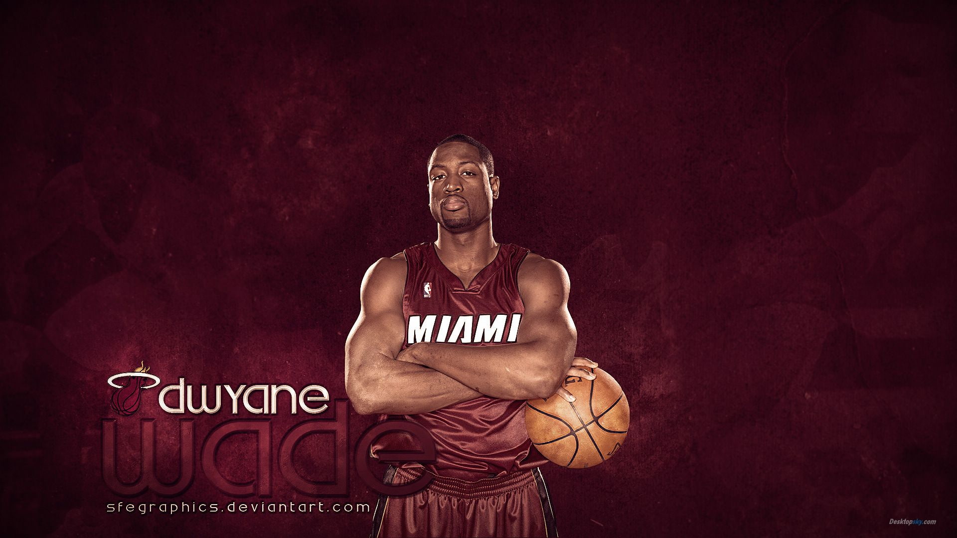 nba, miami, 1080P, dwyane, basketball, heat, wade, HD Wallpaper