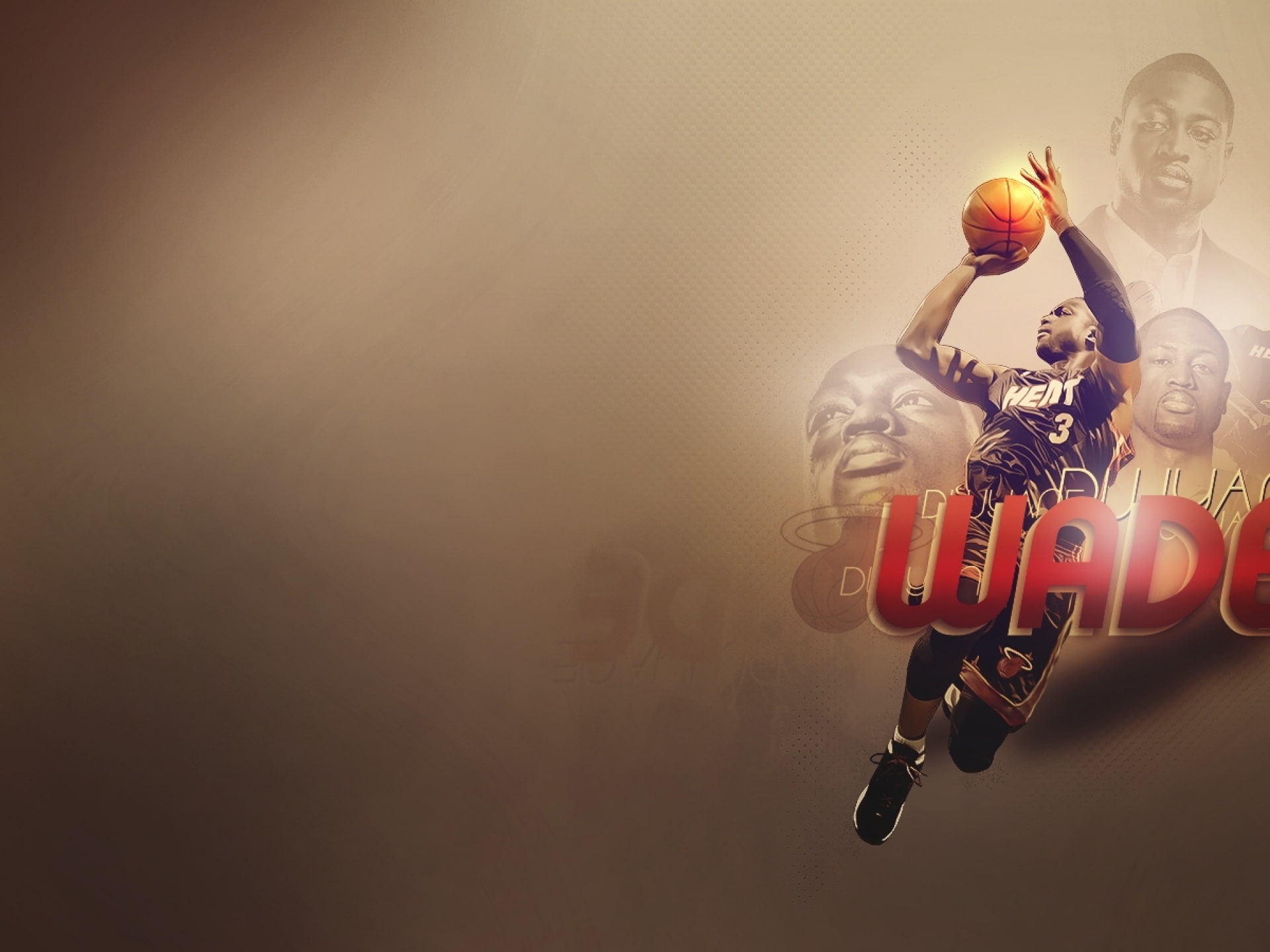 nba, miami, heat, dwyane, 1080P, wade, HD Wallpaper