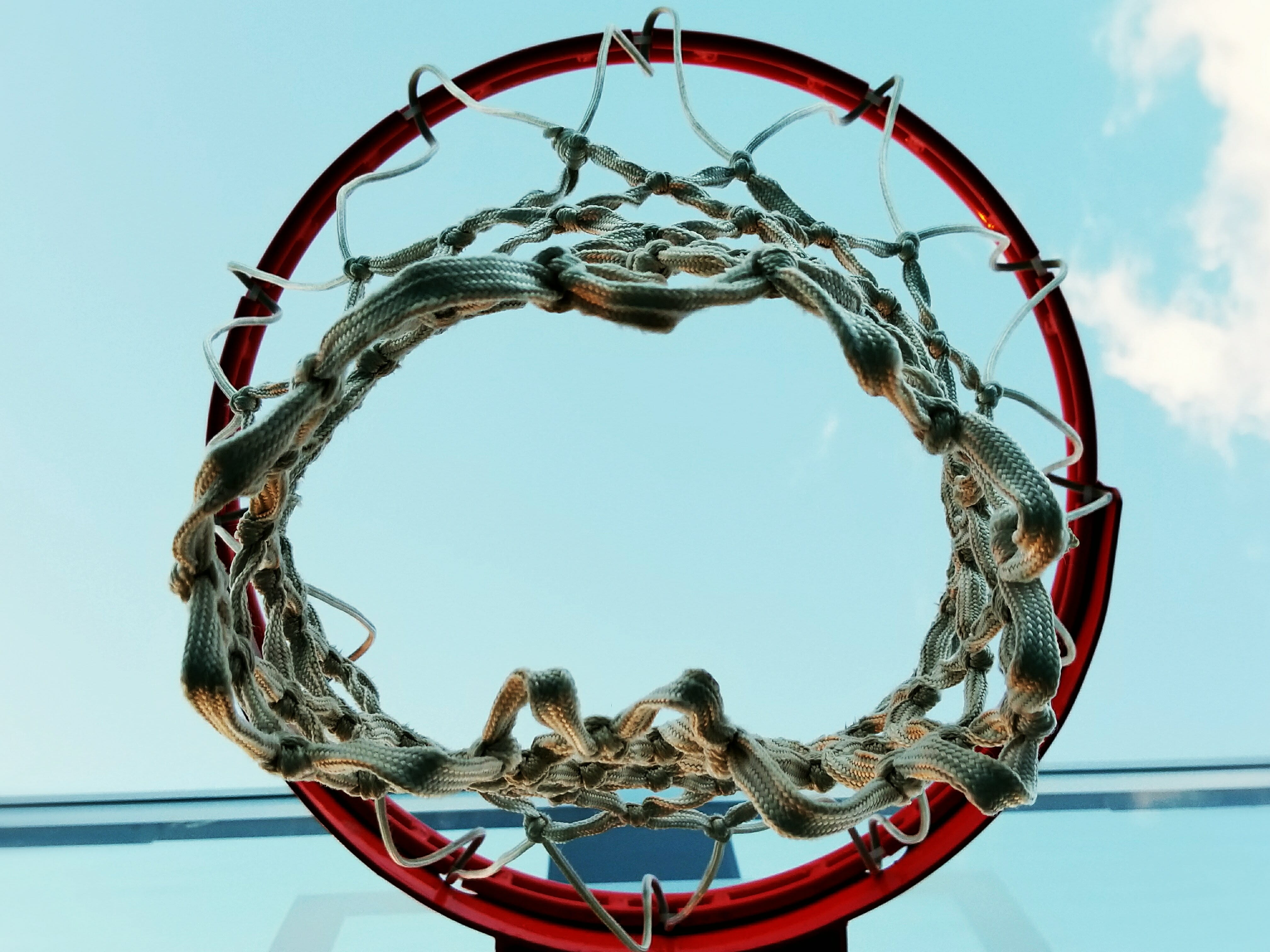 hoop, winter, competition, metal, hoops, craft, game, circle, hanging, ring, day, creativity, outdoors, nature, art and craft, shape, basketball, clear sky, HD Wallpaper