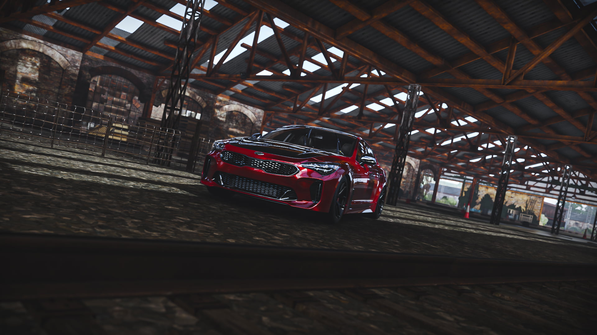 Kia, car, Kia Stinger GT, Kia Stinger, Forza, Forza Horizon 4, video games, vehicle, 1080P, HD Wallpaper