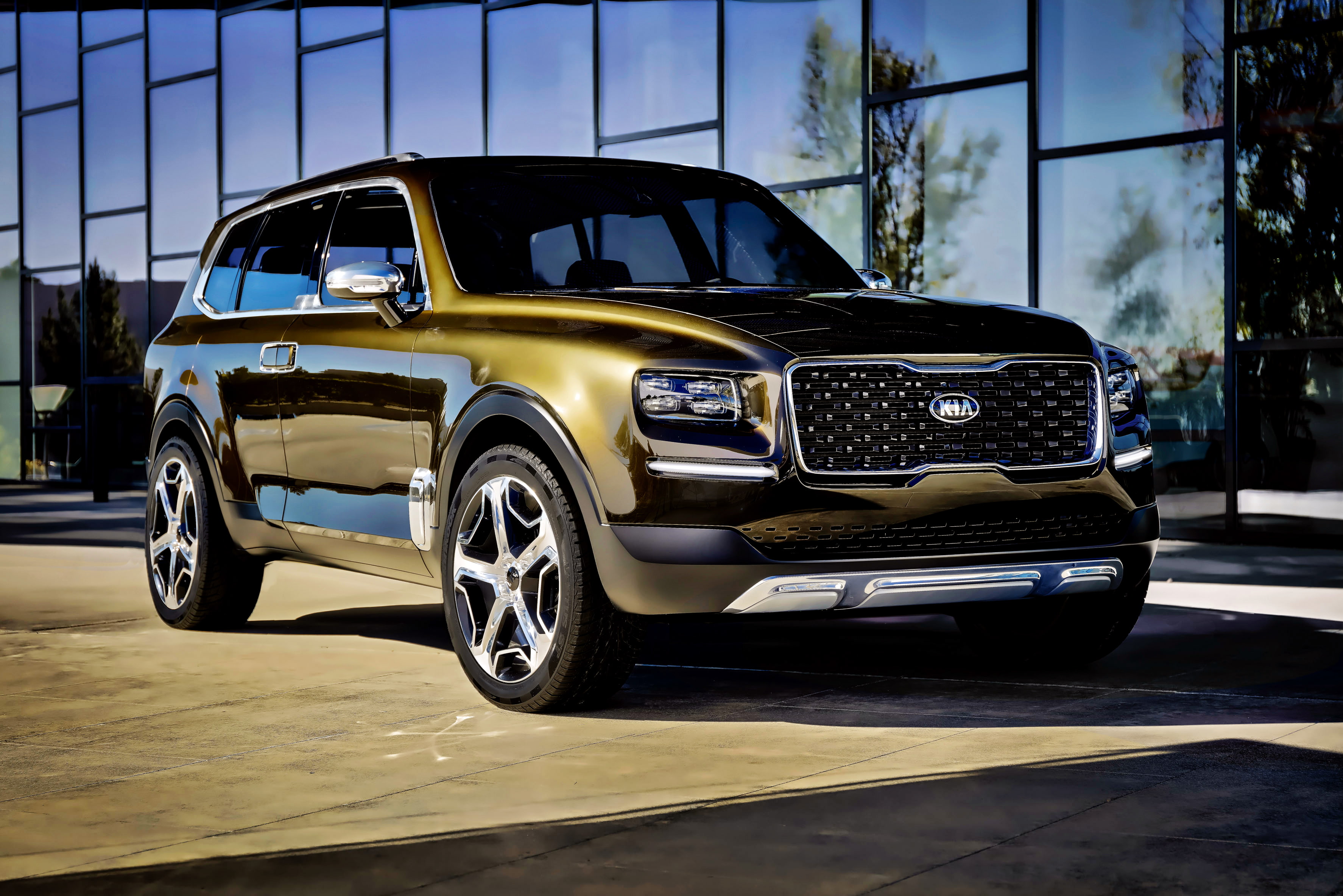 Concept Cars, 2K, Kia, Kia Telluride, HD Wallpaper
