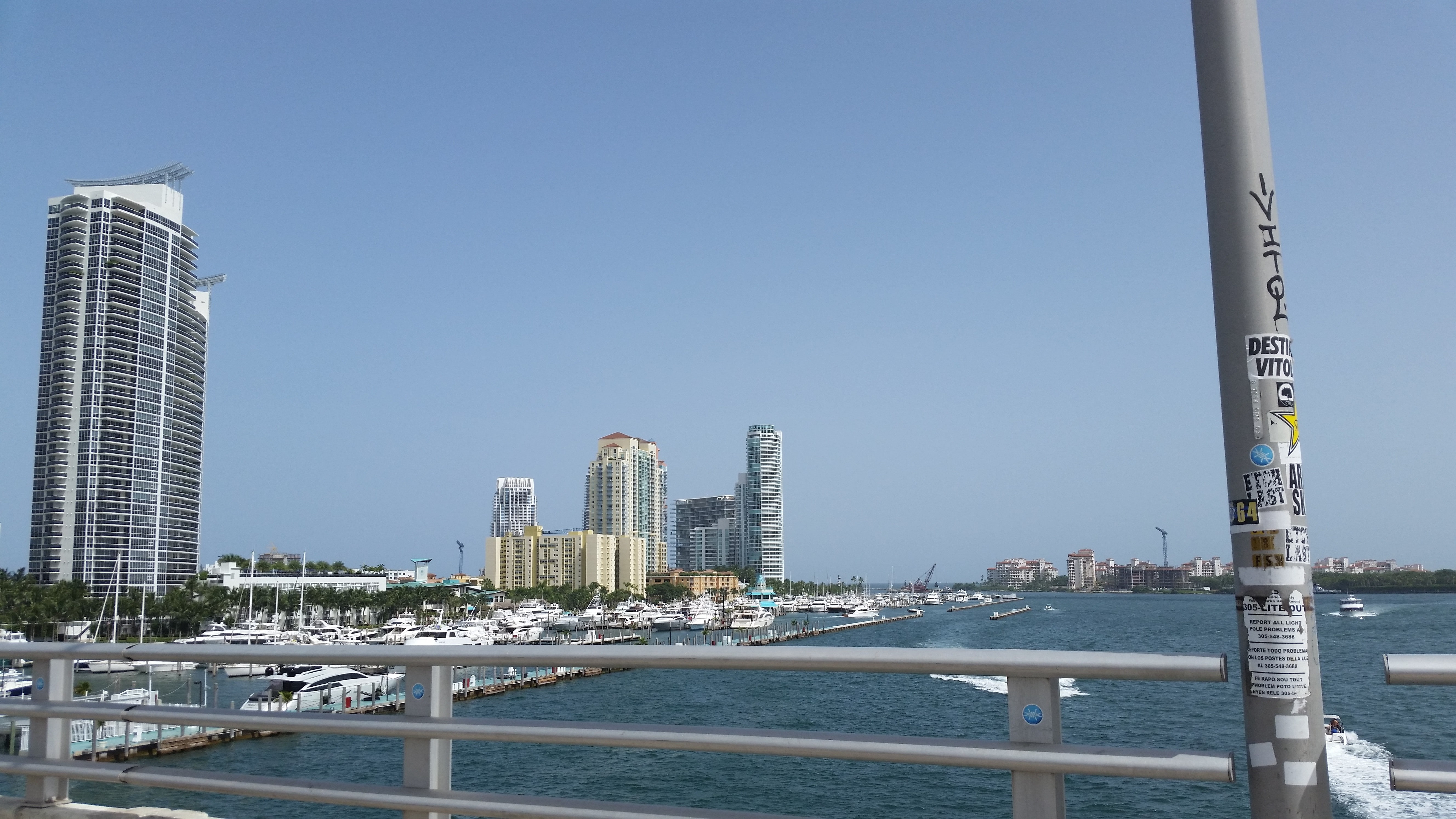 5K, Miami, water, building, HD Wallpaper