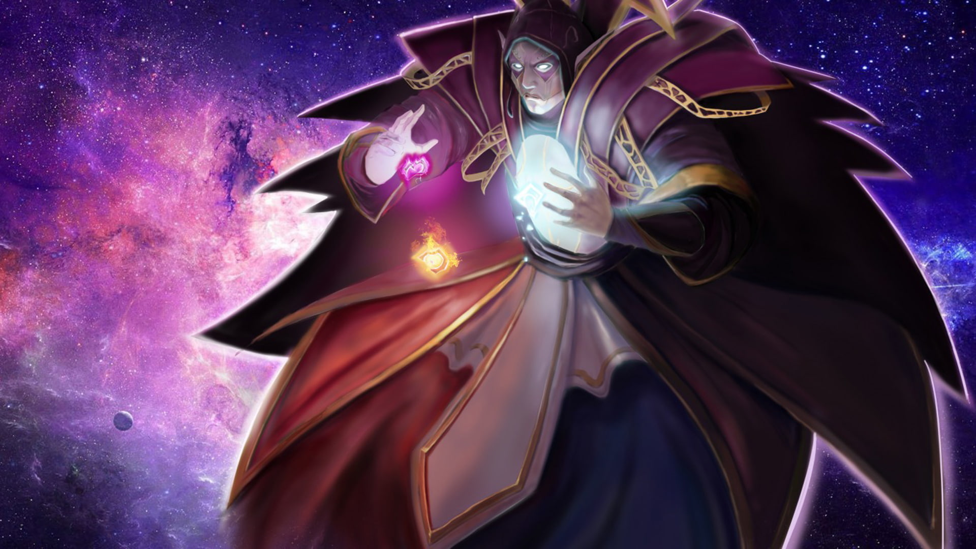 cold, ghost, snap, dota, strike, 1080P, heroes, wizard, abilities, invoker, mobile, hd, tablet, walk, wall, emp, tornado, sun, ice, HD Wallpaper