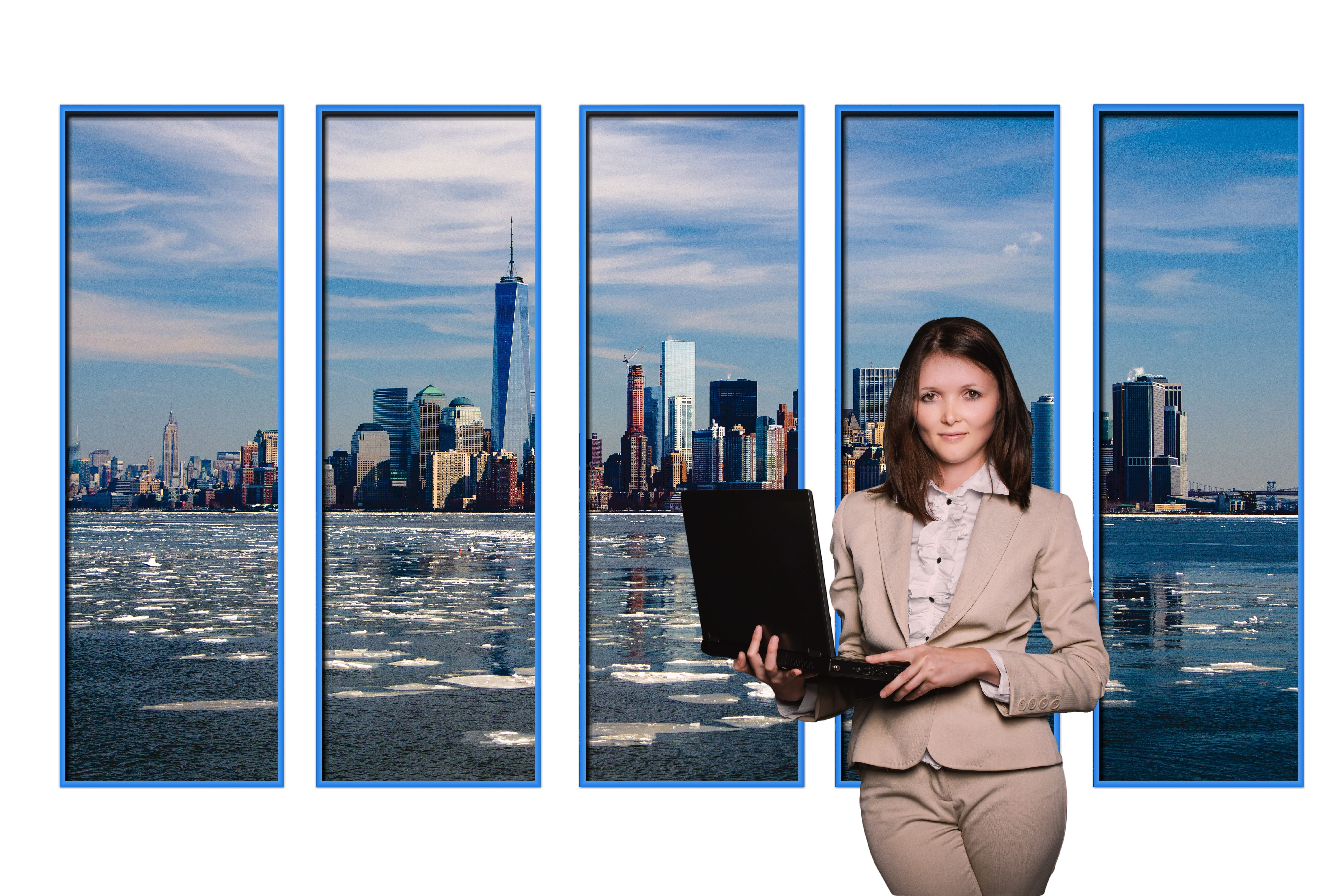 real people, three quarter length, smile, one person, young, city, work, person, network, technology, adult, window, schöner, girl, building exterior, portrait, HD Wallpaper