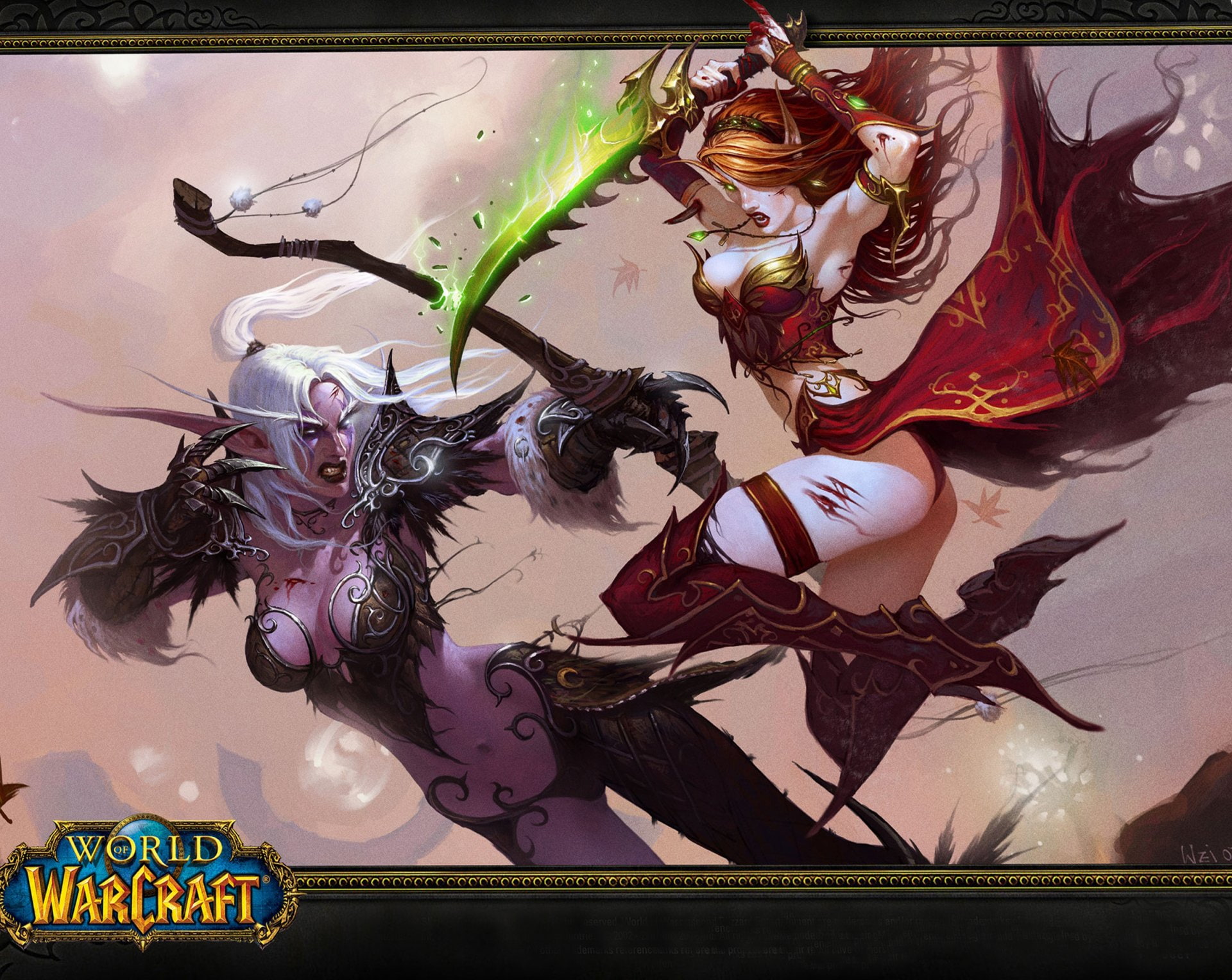 Warcraft, Drow, 1080P, Elf, World of Warcraft, Dark Elf, HD Wallpaper