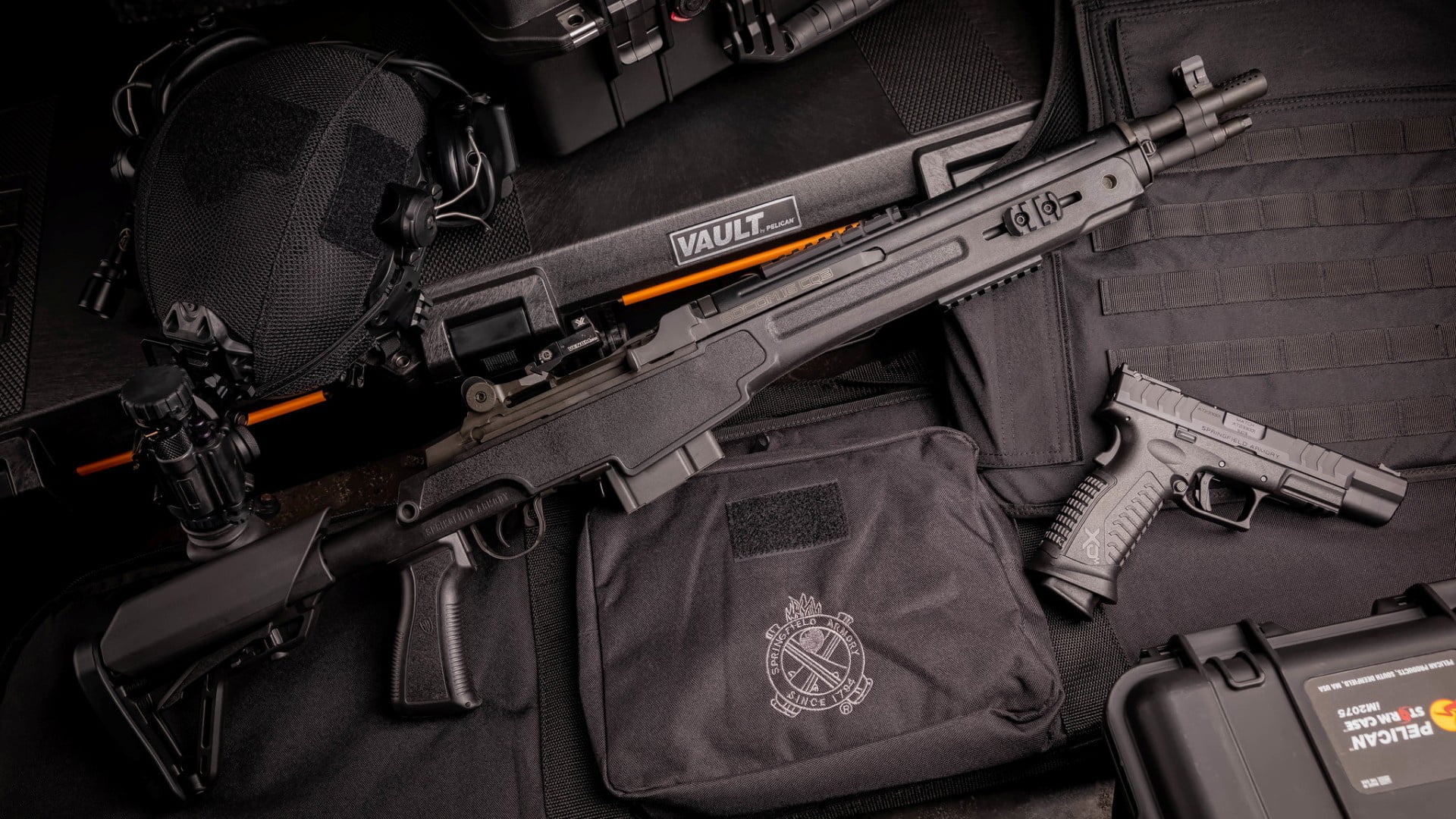 rifle, 1080P, marksman, M14, gun, weapons, mandp, XDM Elite, weapon, pistol, MK14, HD Wallpaper