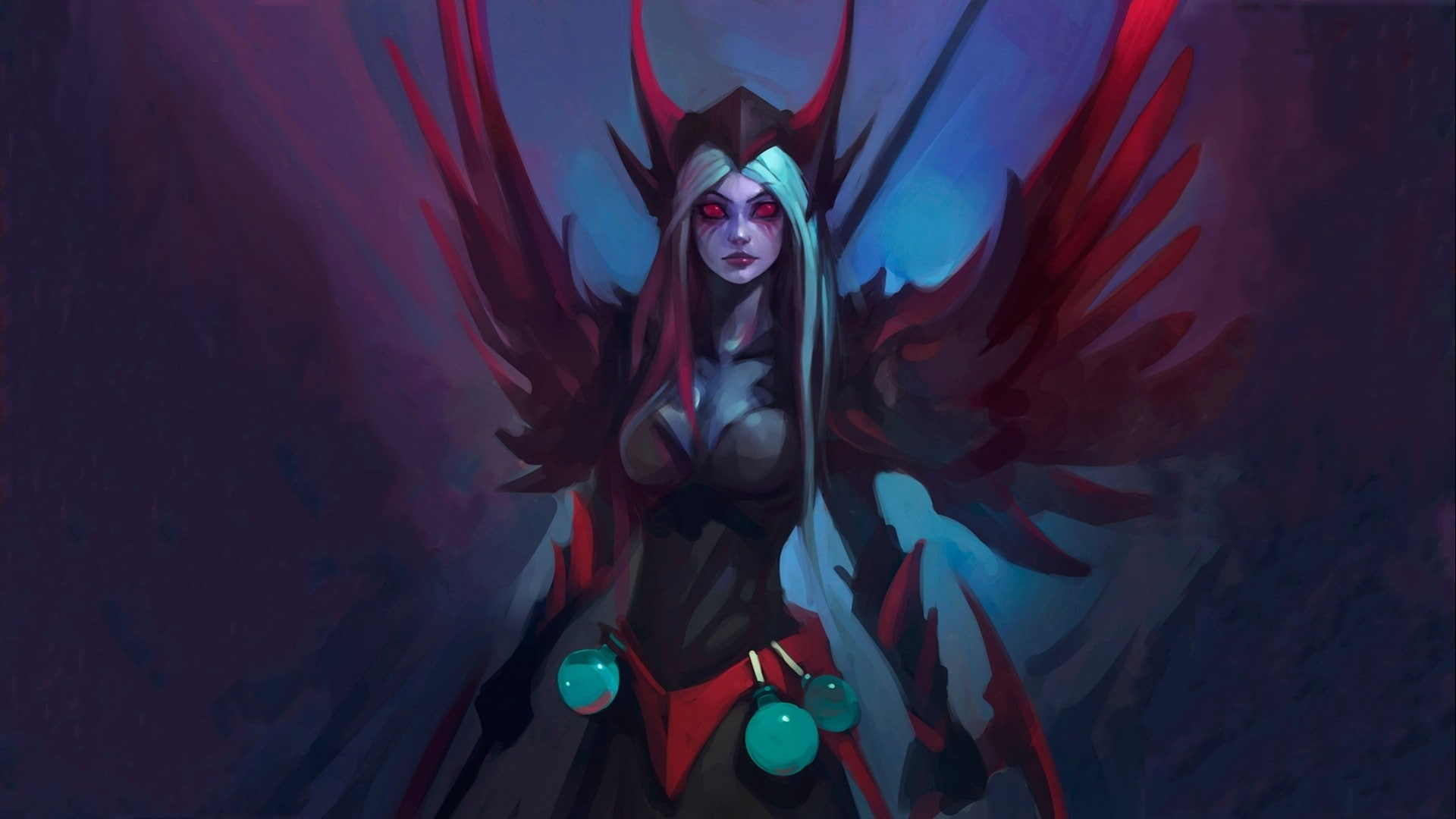 Dota 2, 1080P, Vengeful Spirit, HD Wallpaper