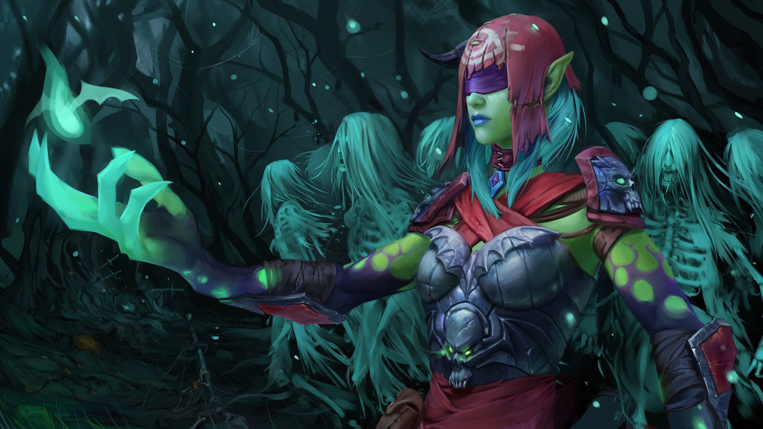 pusher, exorcism, silence, swarm, pictures, spirit, 2K, carry, dota, desktop, heros, crypt, roles, death, disabler, nuker, abilities, siphon, HD Wallpaper