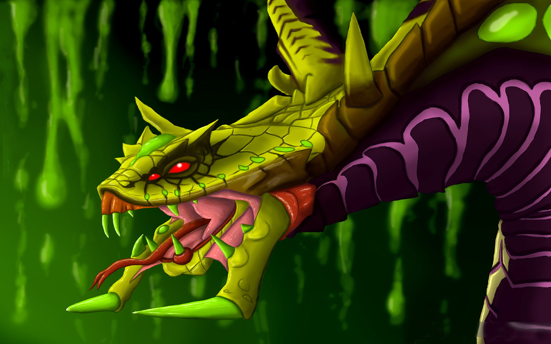 ward, sting, digital, plague, nova, art, venomancer, gale, 1080P, hd, dota, poison, hero, abilities, venomous, HD Wallpaper