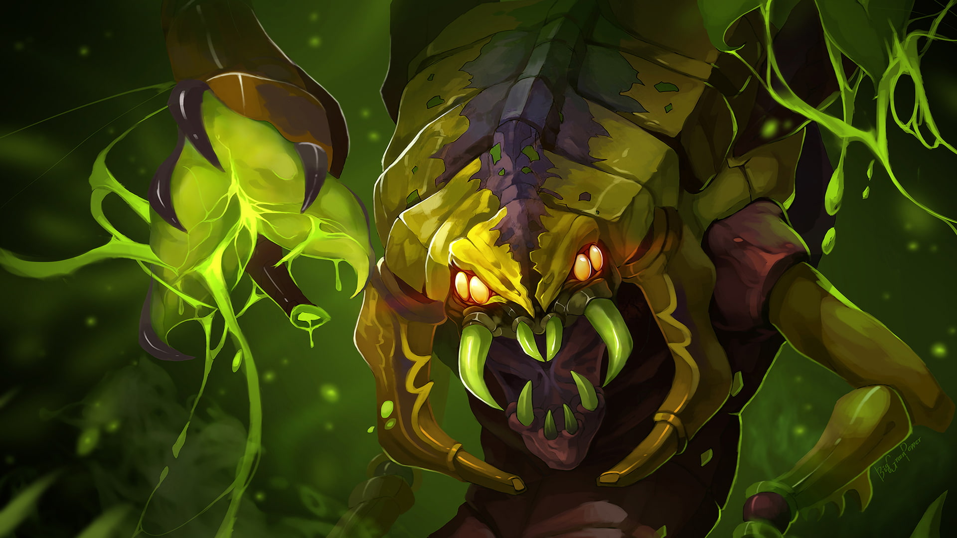 venomancer, deathbringer, lesale, 1080P, dota, HD Wallpaper