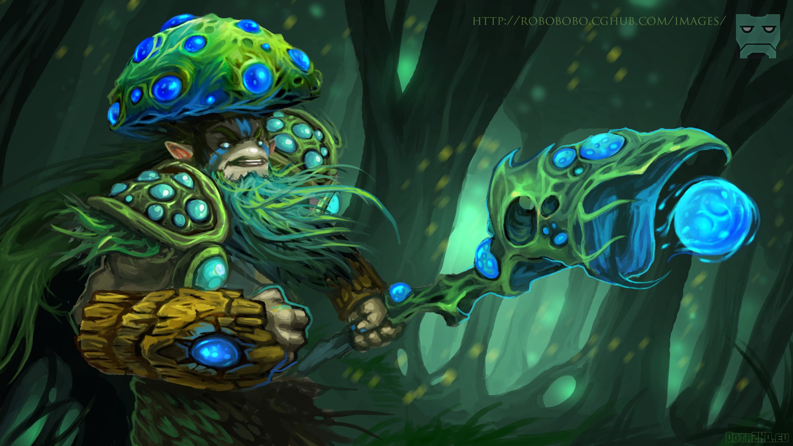 creativity, fish, s, underwater, art, fantasy, fungal lord, 2K, animal themes, science, futuristic, sea life, pattern, animals in the wild, image, dota 2, HD Wallpaper