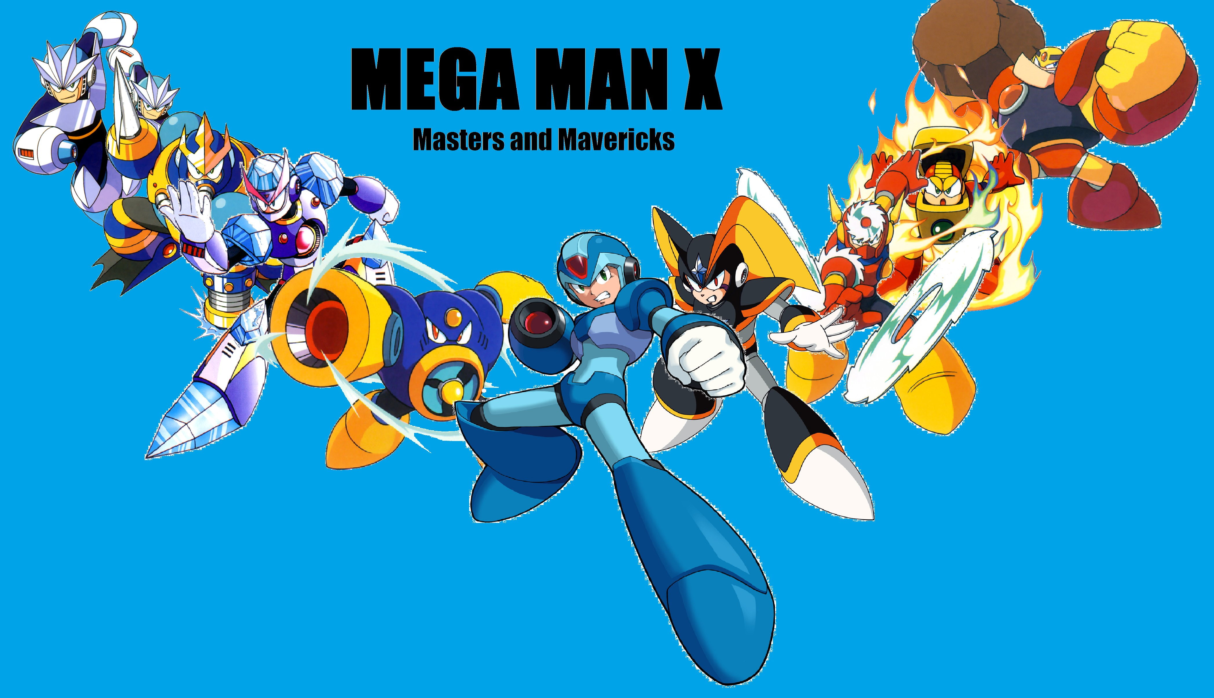 capcom, nintendo, megaman, mega, family, action, man, adventure, 4K, platform, sci-fi, HD Wallpaper