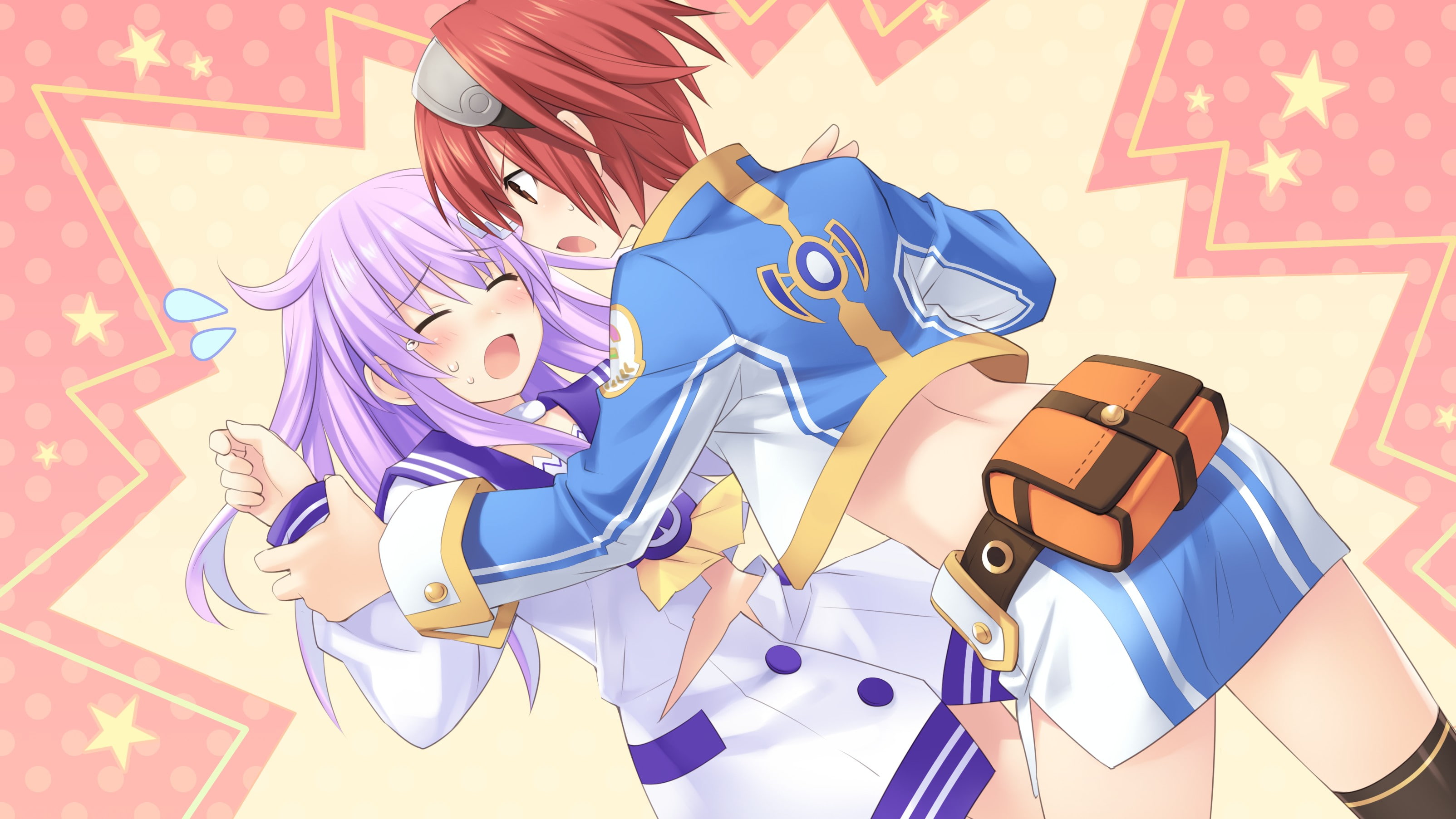 Anime Girls, Hyperdimension Neptunia, Falcom (Hyperdimension Neptunia), Nepgear (Hyperdimension Neptunia), 2K, HD Wallpaper