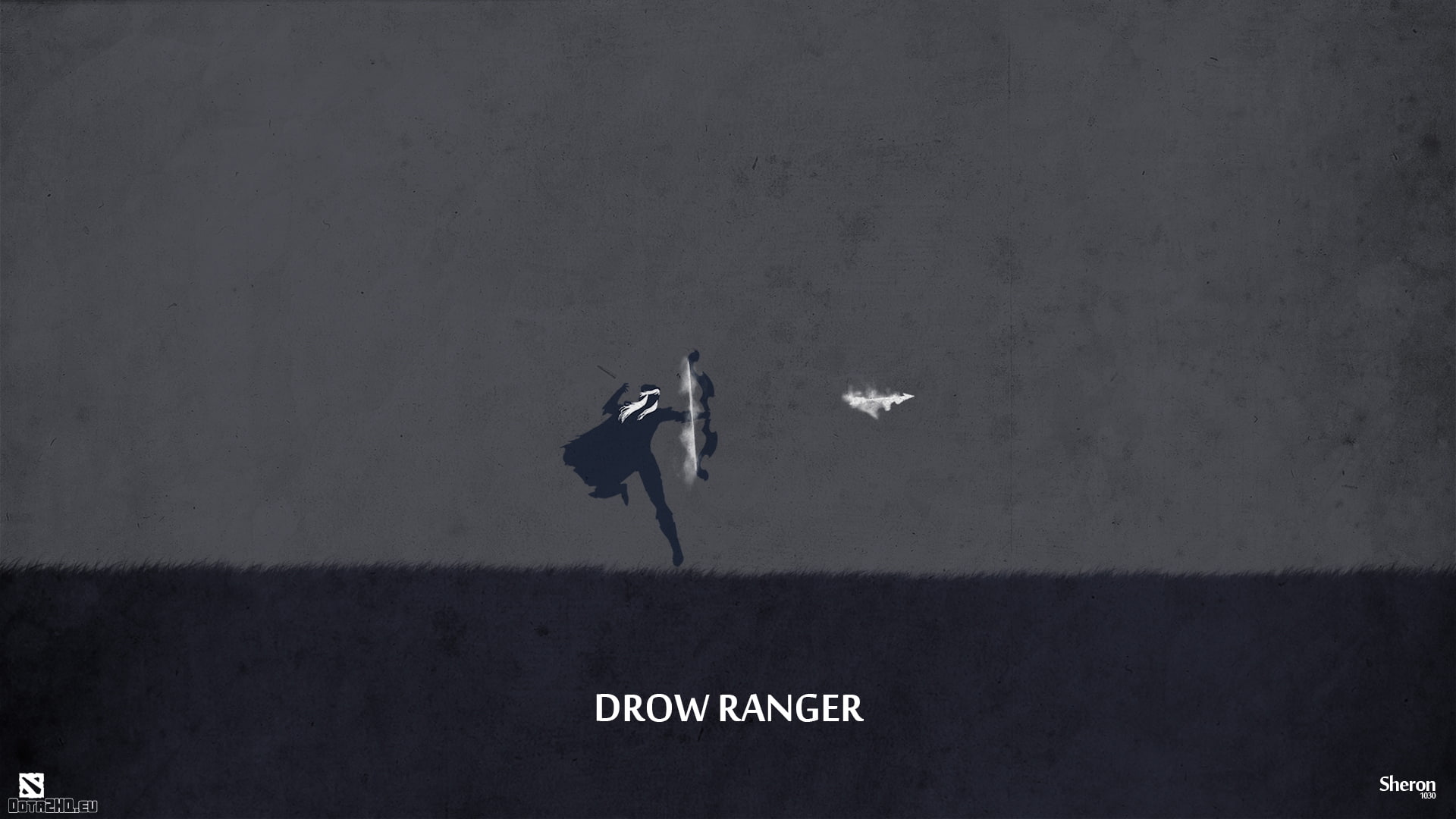 art, 1080P, dota, drow, ranger, HD Wallpaper