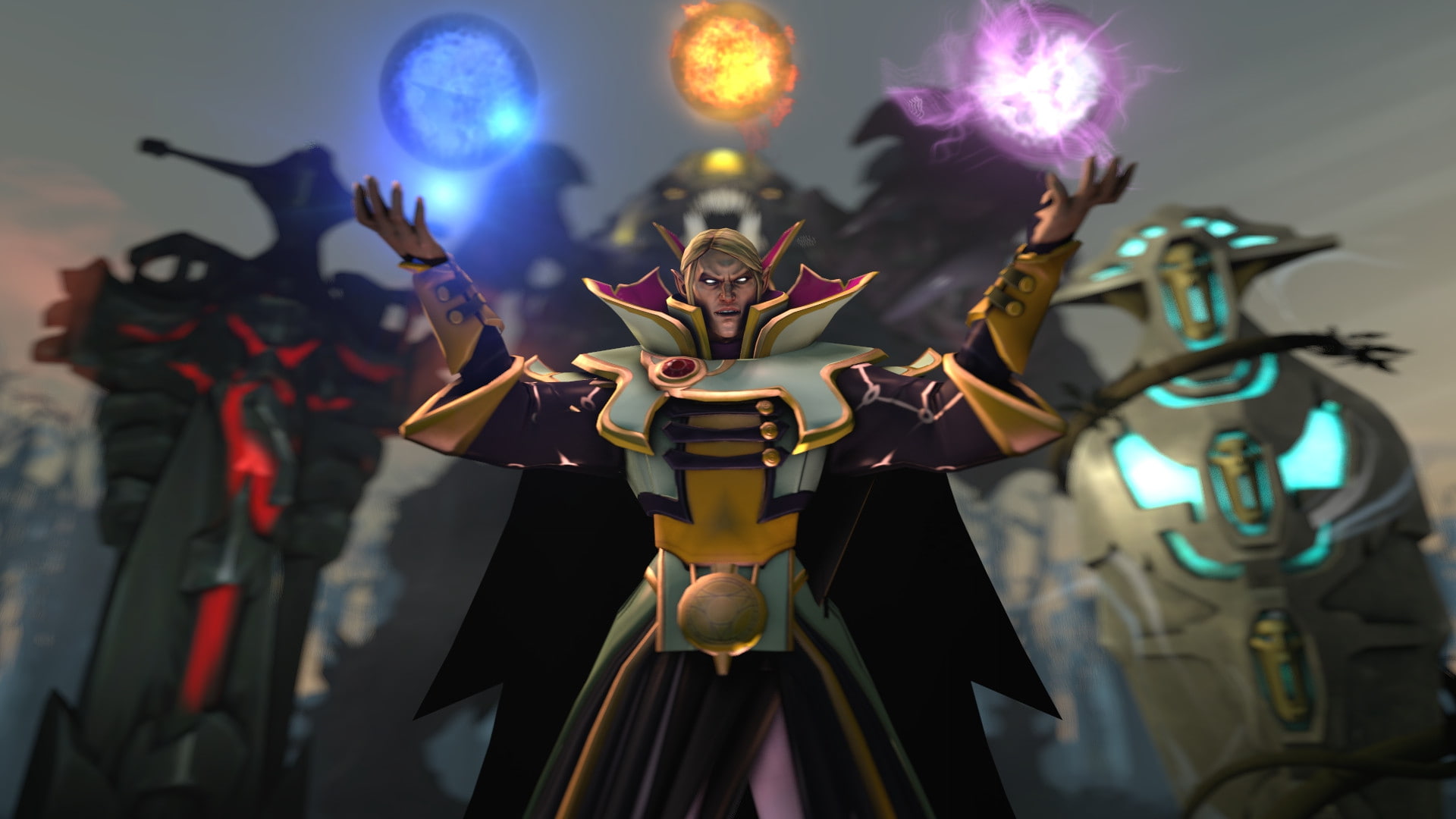 desktop, background, hero, 1080P, dota, invoker, screenshot, HD Wallpaper