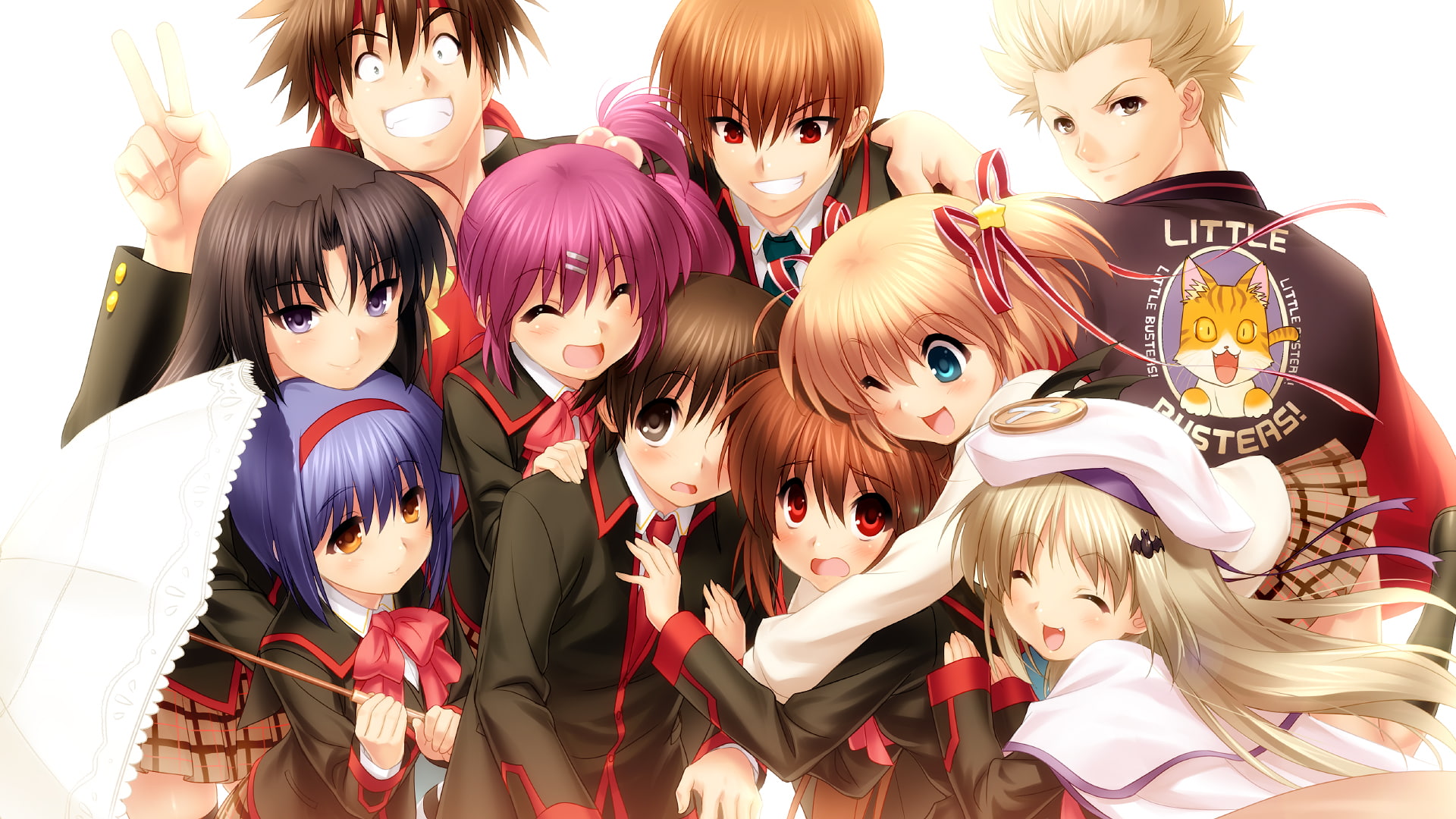 saigusa, miyazawa, zen, 1080P, riki, naoe, masato, kudryavka, inohara, haruka, kurugaya, yuiko, natsume, kamikita, kengo, rin, noumi, nishizono, mio, busters, HD Wallpaper