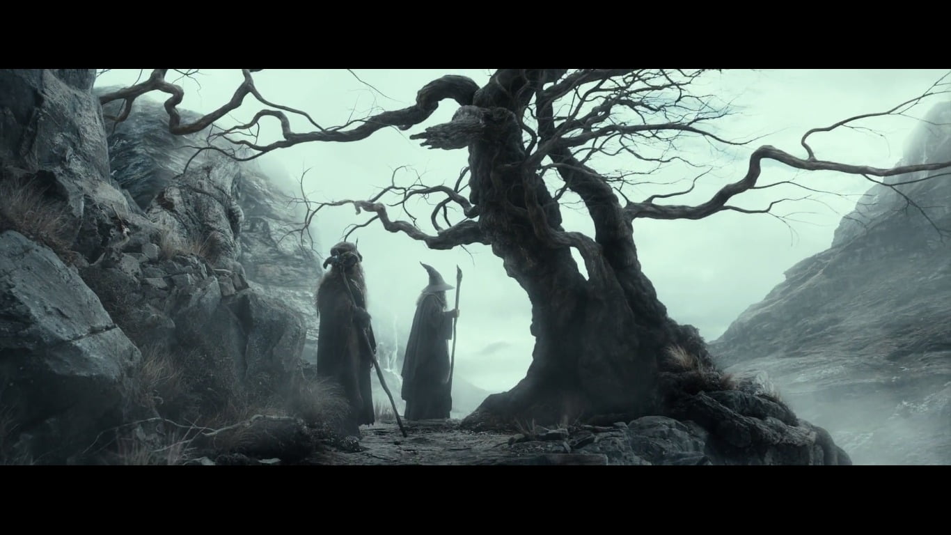eroded, tranquility, environment, land, nature, tranquil scene, no people, mountain, day, standing, The Hobbit, wizard, beauty in nature, tree, auto post production filter, HD Wallpaper