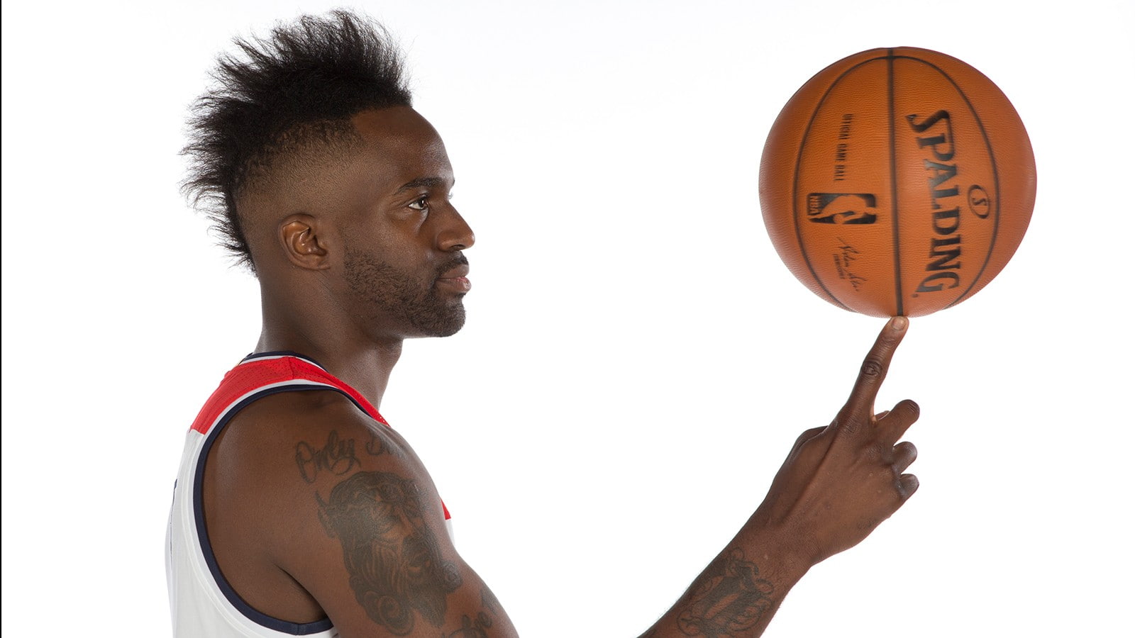 young men, white background, real people, Washington Wizards, headshot, side view, young adult, sport, profile view, basketball, athlete, 720P, sports, HD Wallpaper