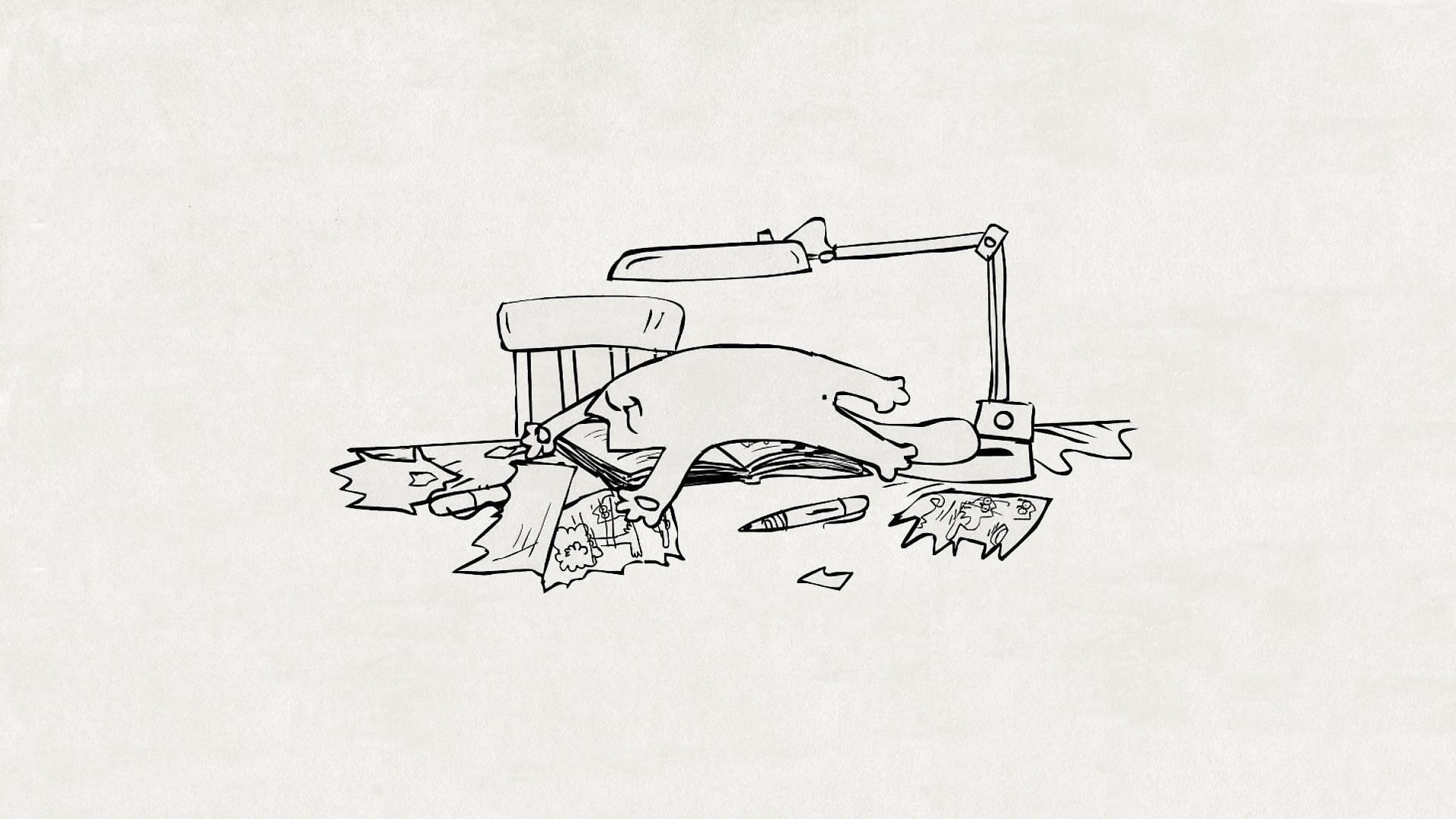 arts culture and entertainment, history, simons cat, figure, engraved Image, high angle view, 1080P, drawing - Art Product, cat, music, pieces, paper, HD Wallpaper