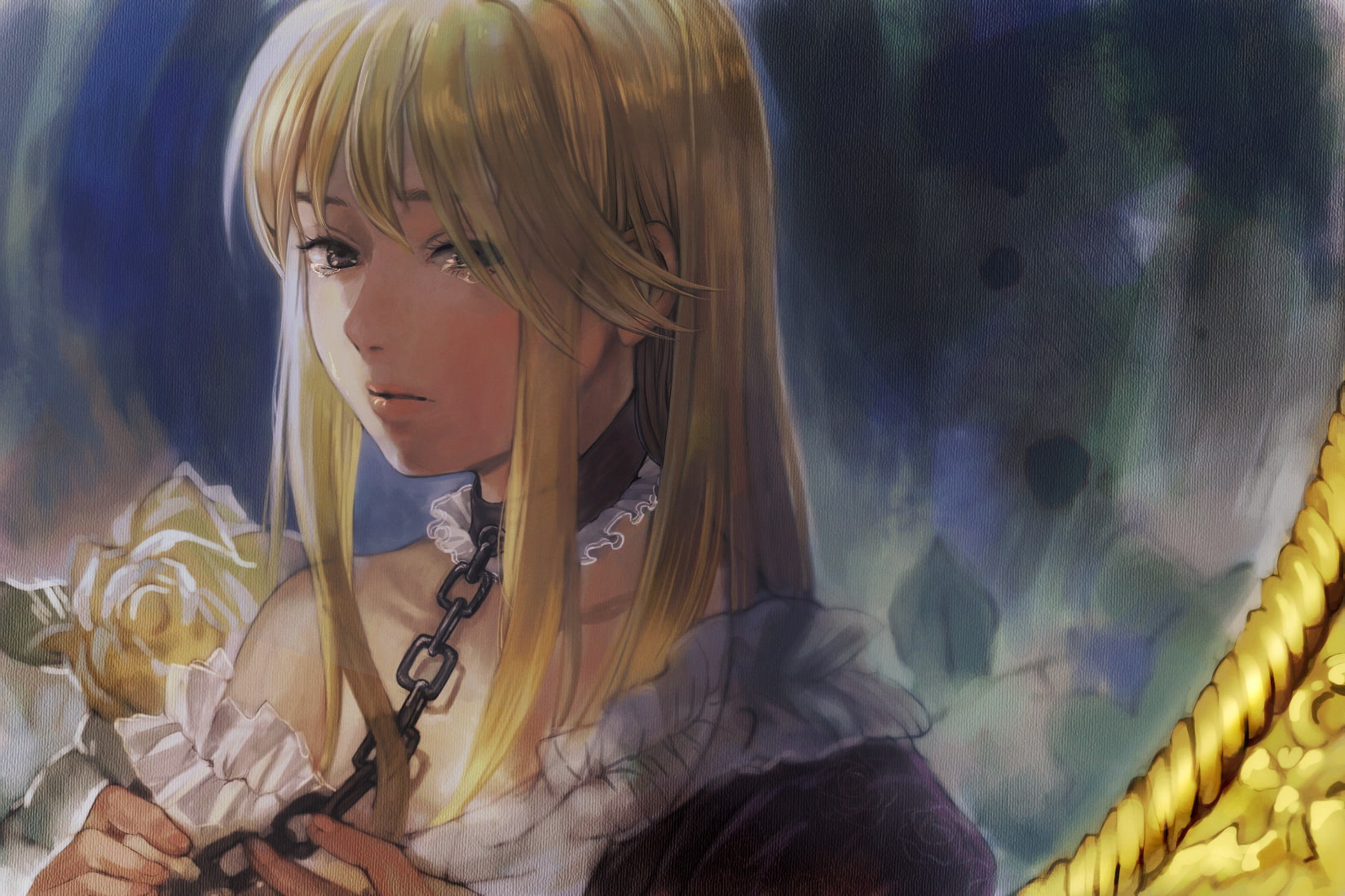 naku, tears, 720P, ushiromiya, umineko, koro, kaisen, leon, HD Wallpaper