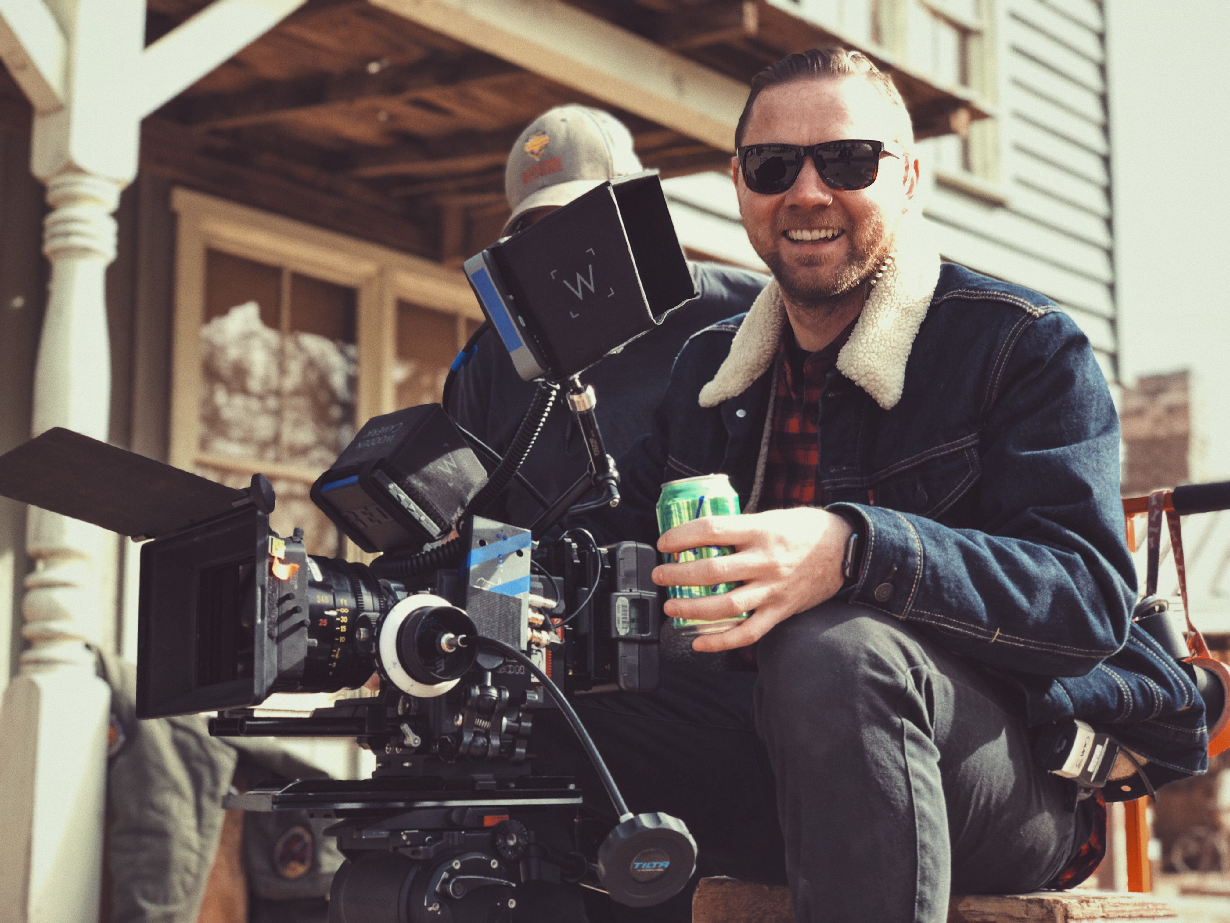 drink, green, can, human, blue, video, holding, camera, camera - photographic equipment, front view, males, fashion, person, glasses, lifestyles, sunglasses, HD Wallpaper