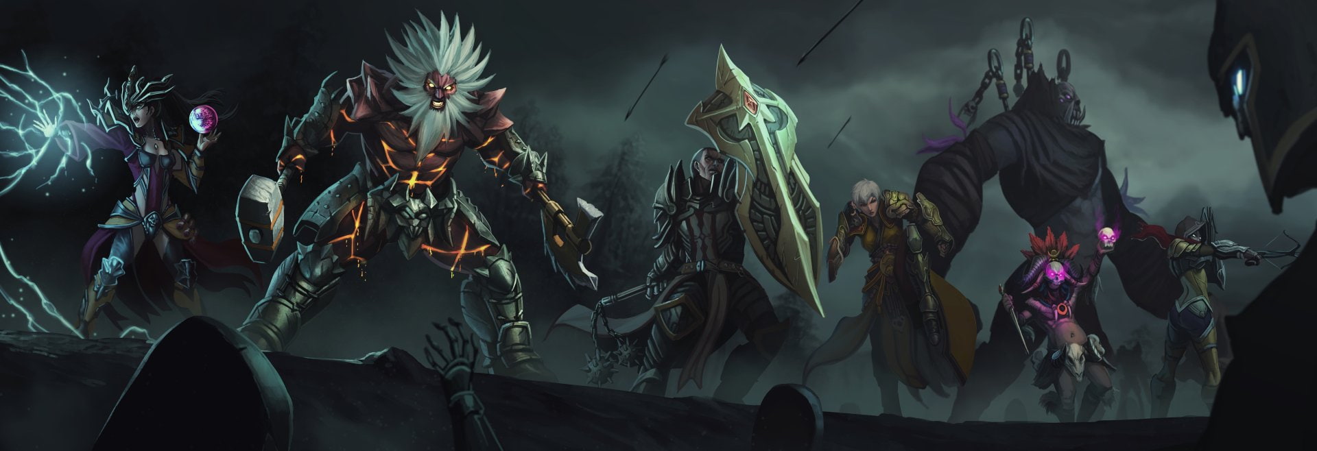 Witch Doctor (Diablo III), Crusader (Diablo III), Barbarian (Diablo III), Demon Hunter (Diablo III), 1080P, Diablo, Diablo III: Reaper Of Souls, Monk (Diablo III), HD Wallpaper