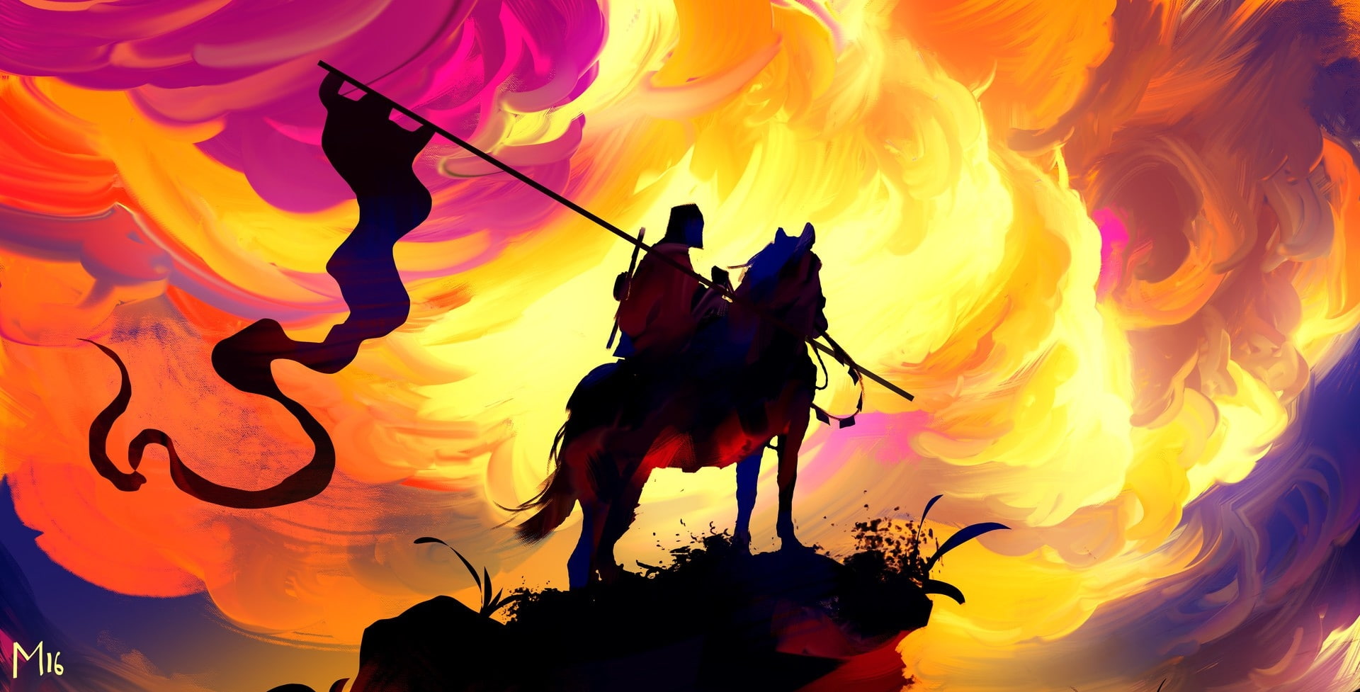 representation, human representation, Fantasy, male likeness, statue, colorful, art and craft, domestic animals, horse, battle, animal wildlife, no people, HD Wallpaper