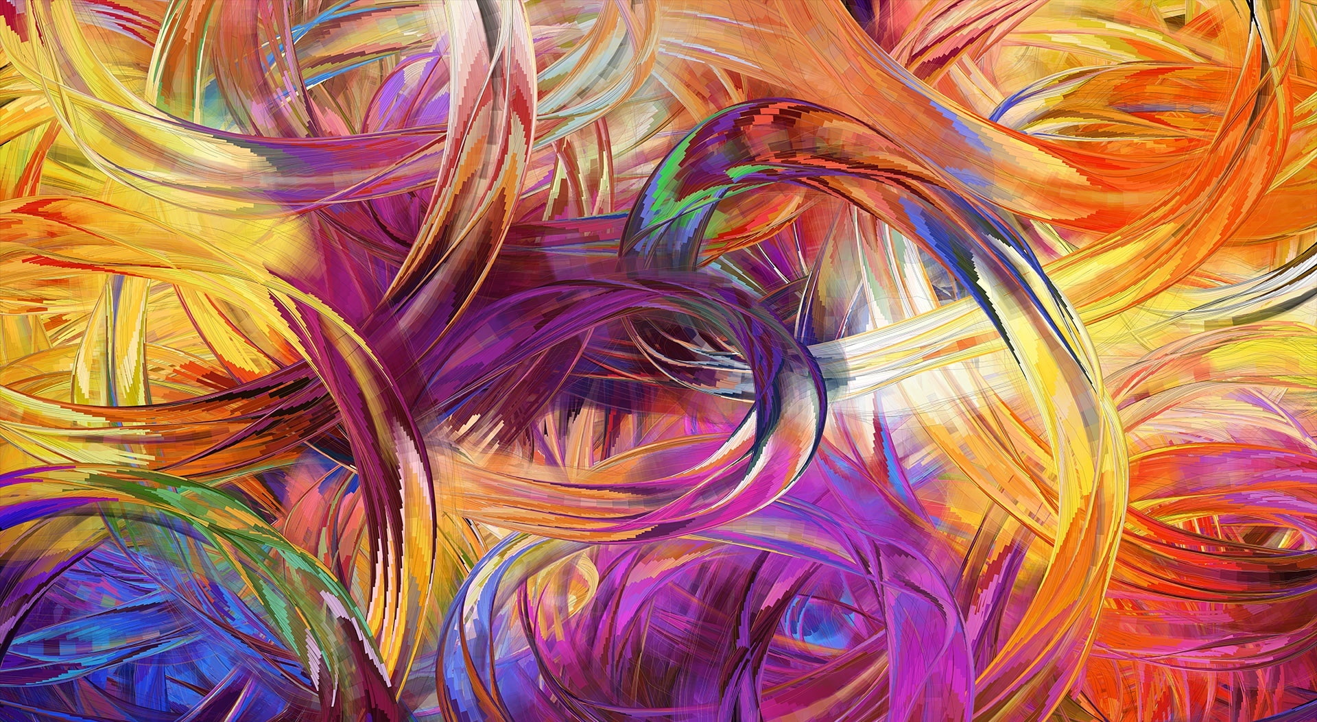 design, cg art, painting, art, psychedelic, indoors, chaos, colorful, paint, flowing, finger painting, close-up, no people, 1080P, orange, pattern, backgrounds, HD Wallpaper