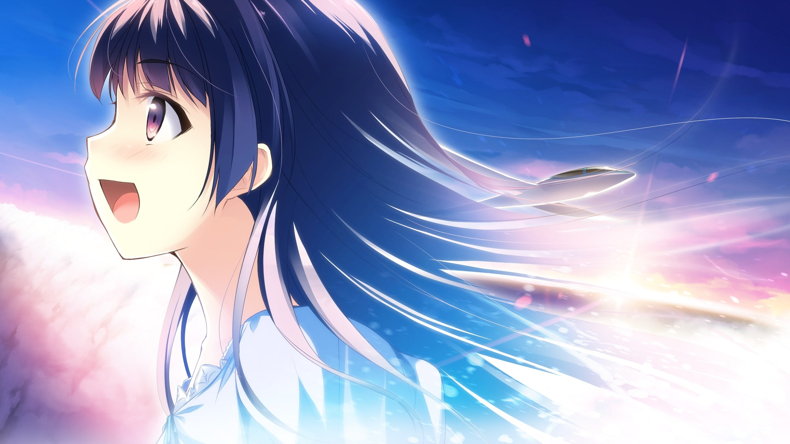 oozora, x, art, d, girls, cg, game, kotori, kono, ni, tsubasa, habane, game cg, anime, hirogete, 2K, hd, wo, abstract, Anime Girls, HD Wallpaper