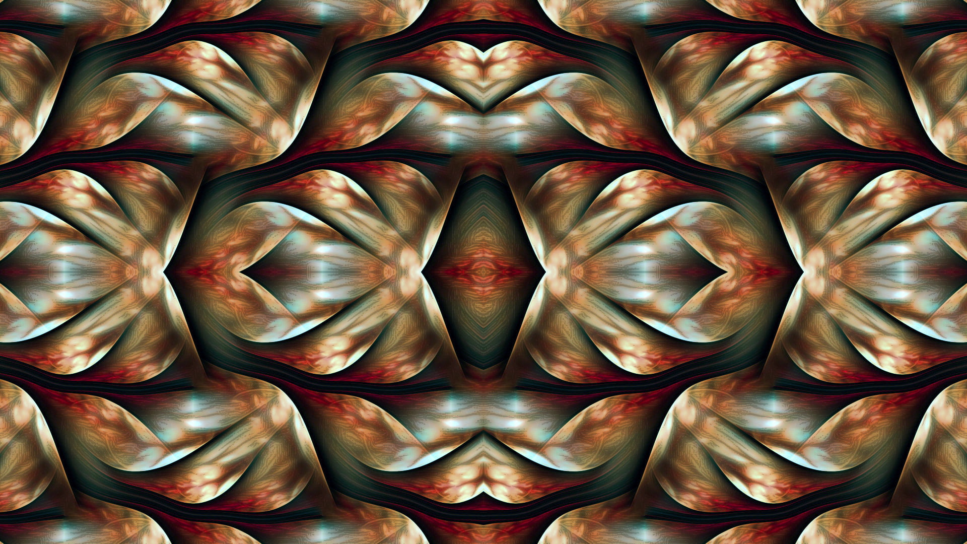 religion, art and craft, shape, repetition, no people, 1080P, indoors, craft, spirituality, statue, close-up, creativity, design, red, abstract, fractal, HD Wallpaper