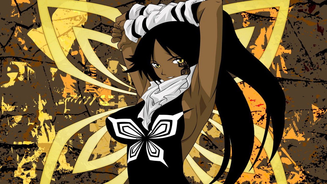 obscured face, clothing, art and craft, Shihouin Yoruichi, mural, anime, leisure activity, casual clothing, unrecognizable person, lifestyles, wall, 720P, HD Wallpaper