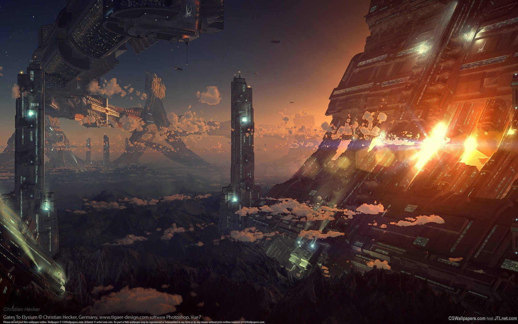 720P, CG Render, science fiction, Futuristic, HD Wallpaper