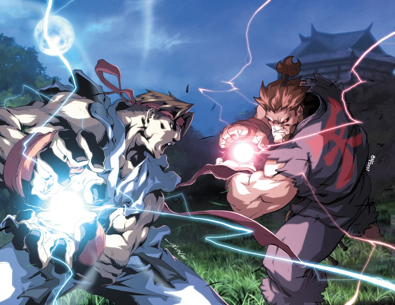 hadouken, video, 720P, art, fighter, none, kuma, street, x, games, iv, hd, HD Wallpaper