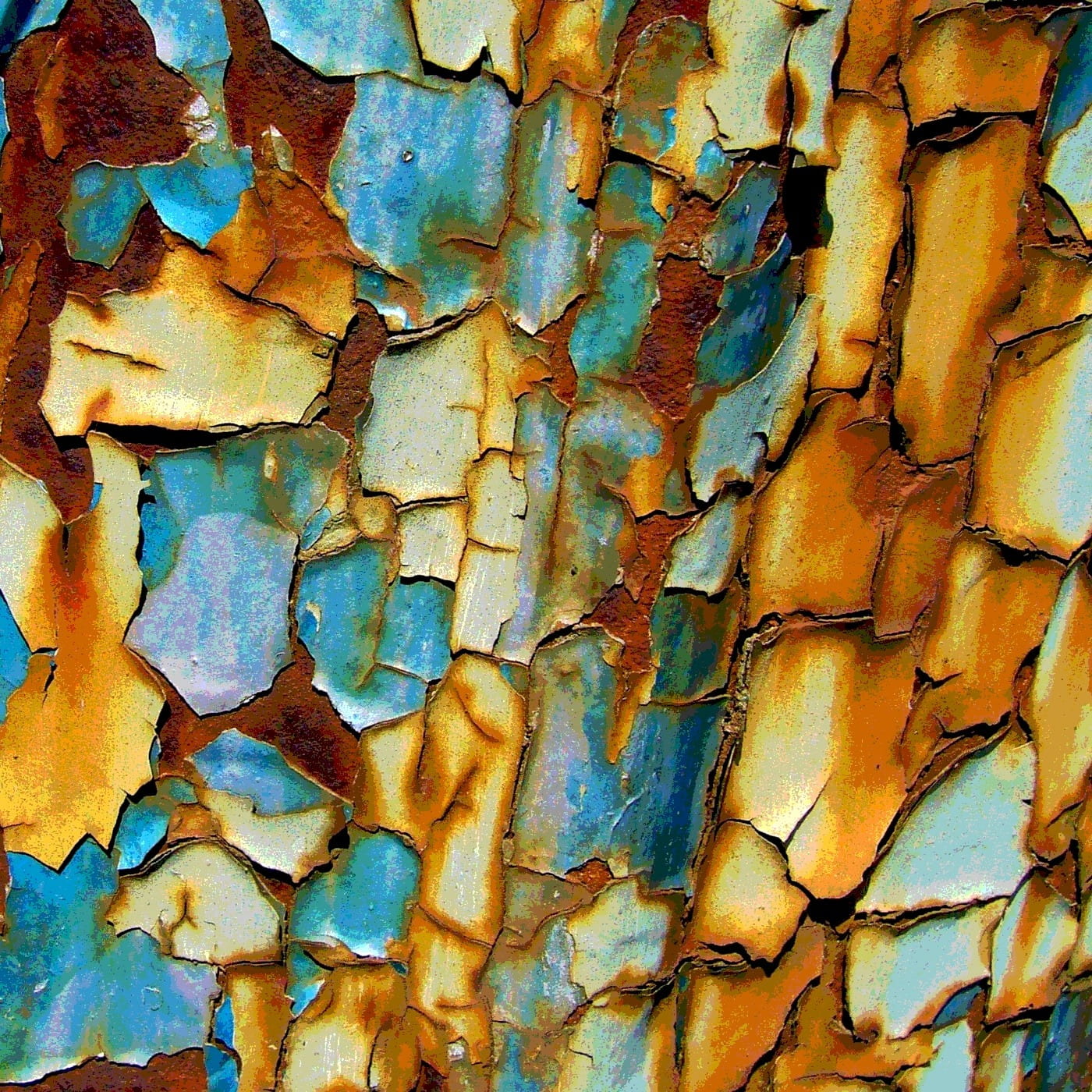 peeled, old, 720P, rust, outdoors, paint, close-up, weathered, pattern, texture, rusted, peeling off, turquoise colored, full frame, metal, deterioration, Phone HD Wallpaper