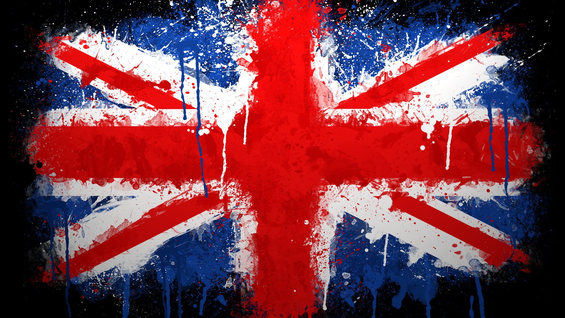 1080P, flags, kingdom, paintwork, united, HD Wallpaper