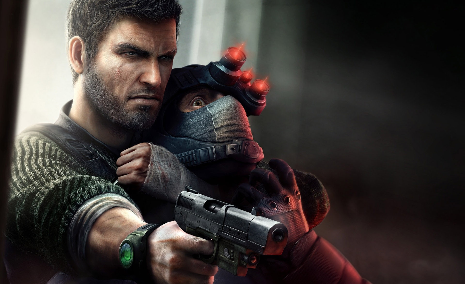people, mid adult, photography themes, warm clothing, 1080P, holding, portrait, max, mature men, Conviction, activity, headshot, weapon, clancy, men, HD Wallpaper