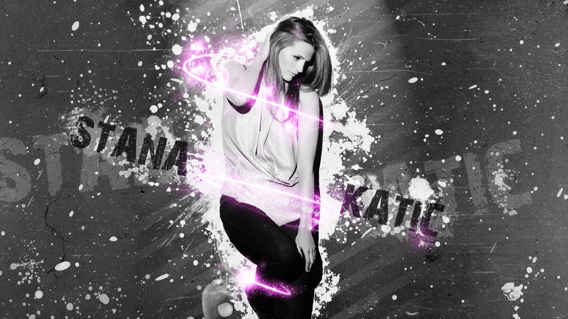babes, digital, stana, wome, manipulation, art, 1080P, series, castle, actress, katic, photo, females, HD Wallpaper