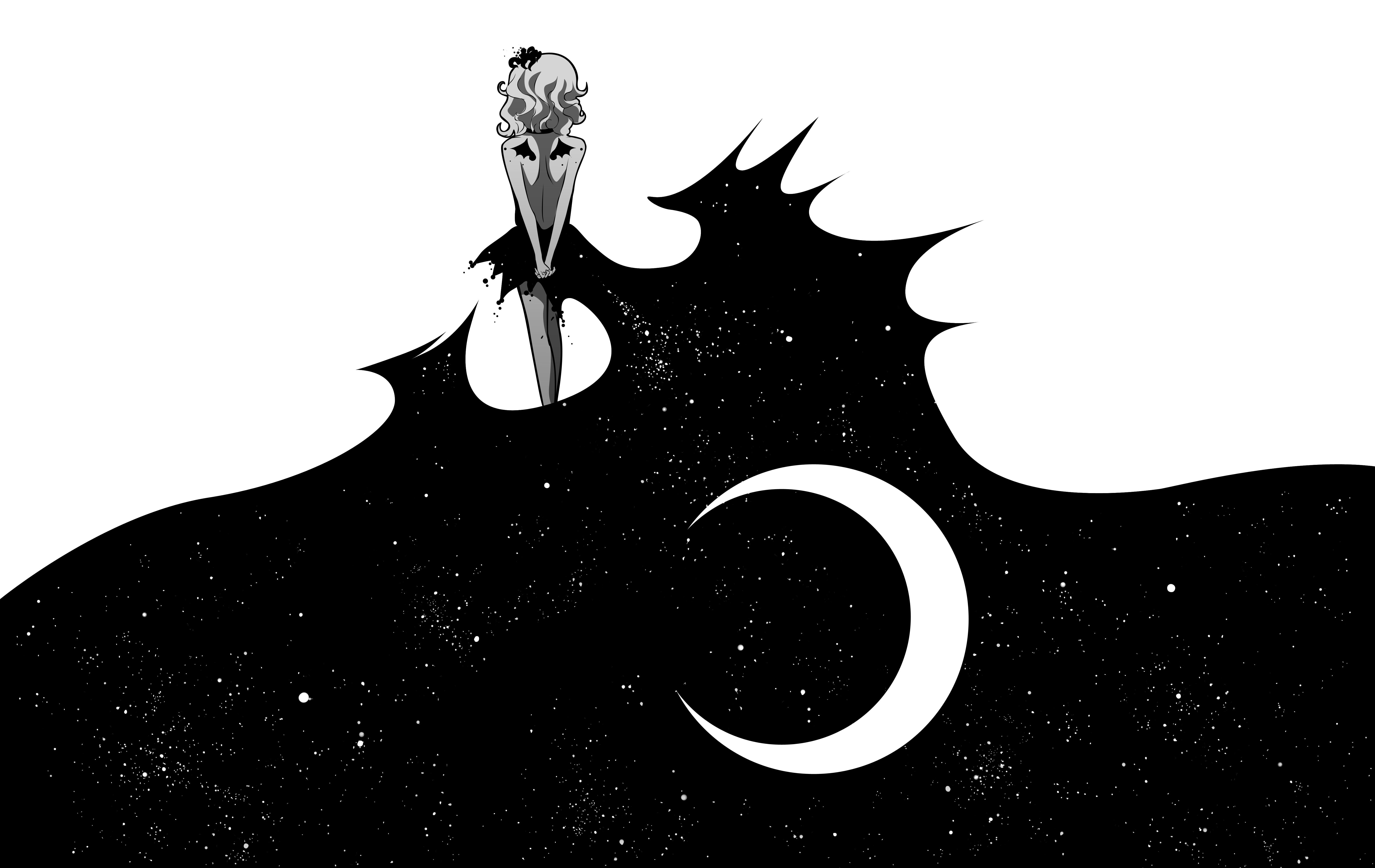 artwork, I shall wear midnight (discworld), fantasy Art, 5K, HD Wallpaper