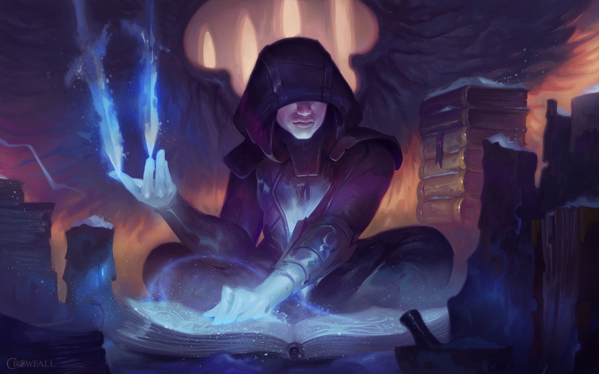 fantasy Art, 1080P, Magic, Dave Greco, angel, HD Wallpaper